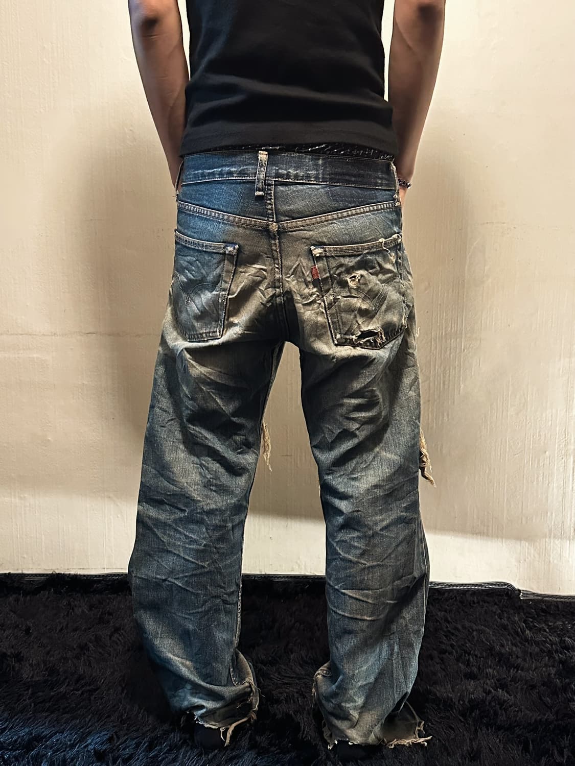 Levi’s 503 damages denim pants 상품이미지2