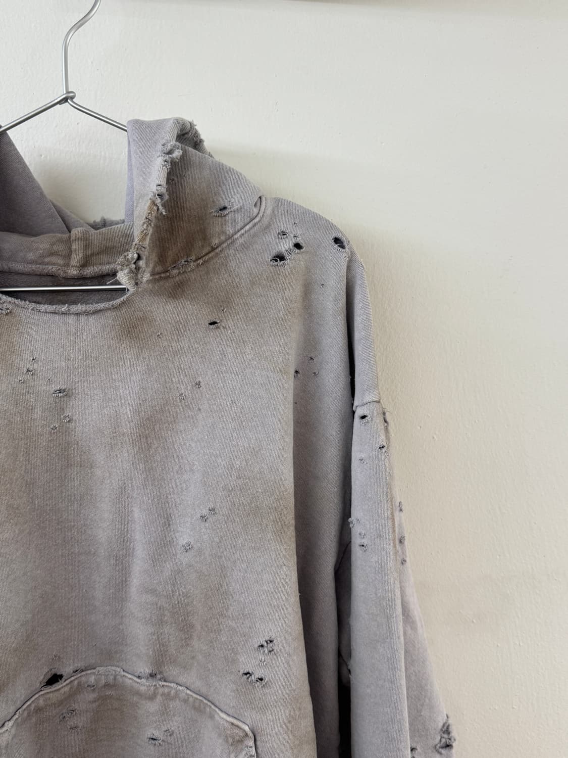 Didier wear destoryed dirty hoodie 상품이미지3