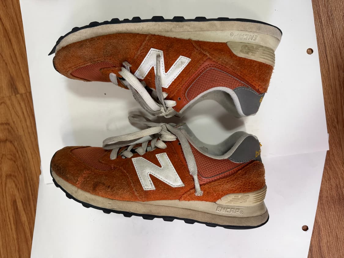 뉴발란스 574 헤리티지 오렌지 버스트 240사이즈 상품이미지9