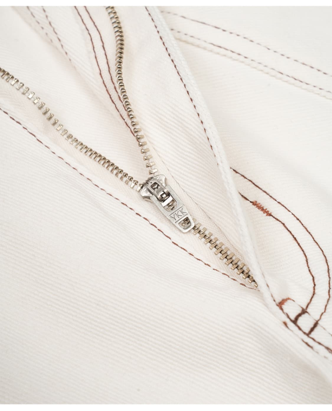 엠오오 백로고 카펜터 인디고 데님 버뮤다 크림 상품이미지5