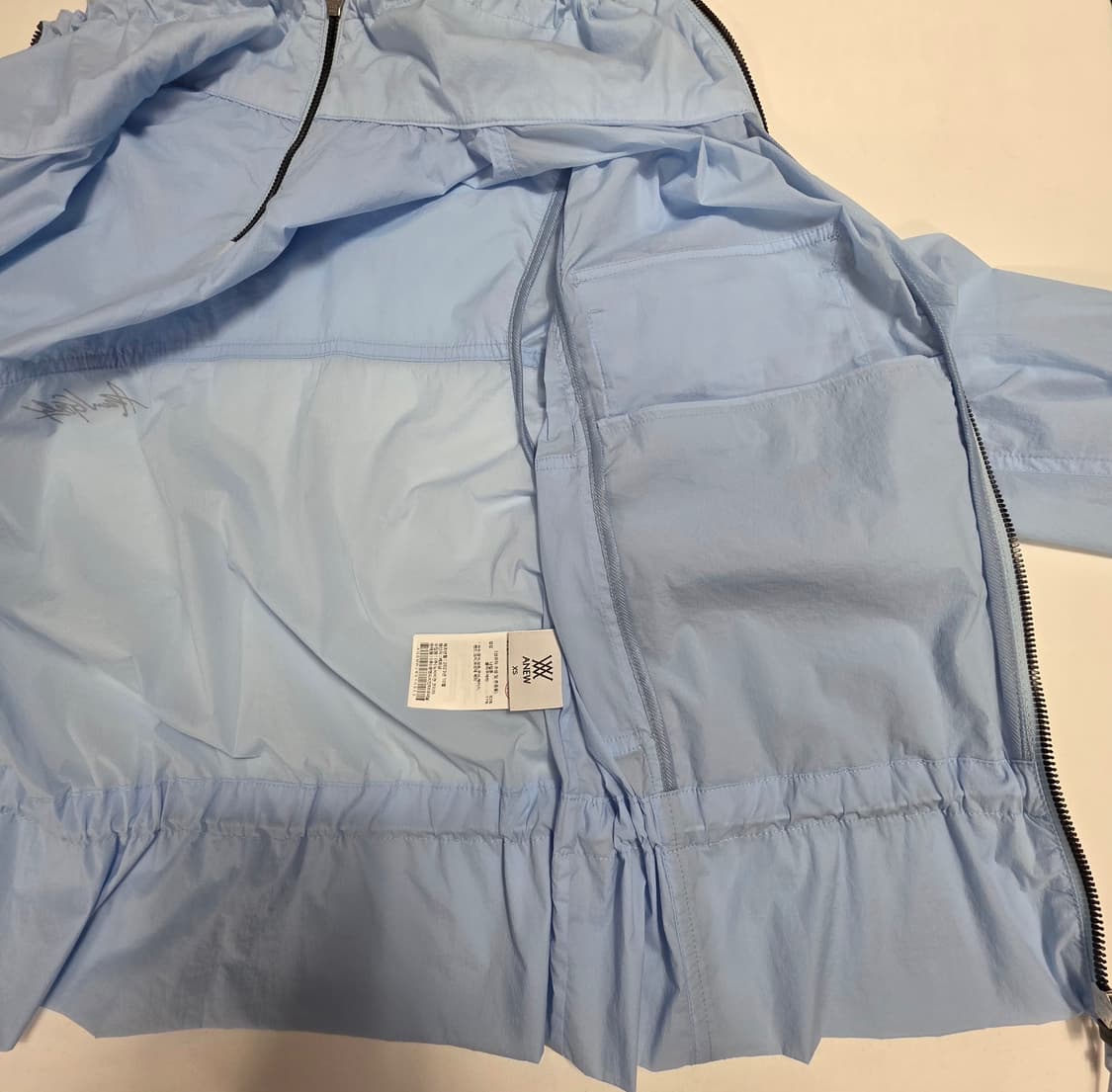1773 ANEW GOLF 여성 스카이블루 윈드 점퍼 (XS / 85) 상품이미지6