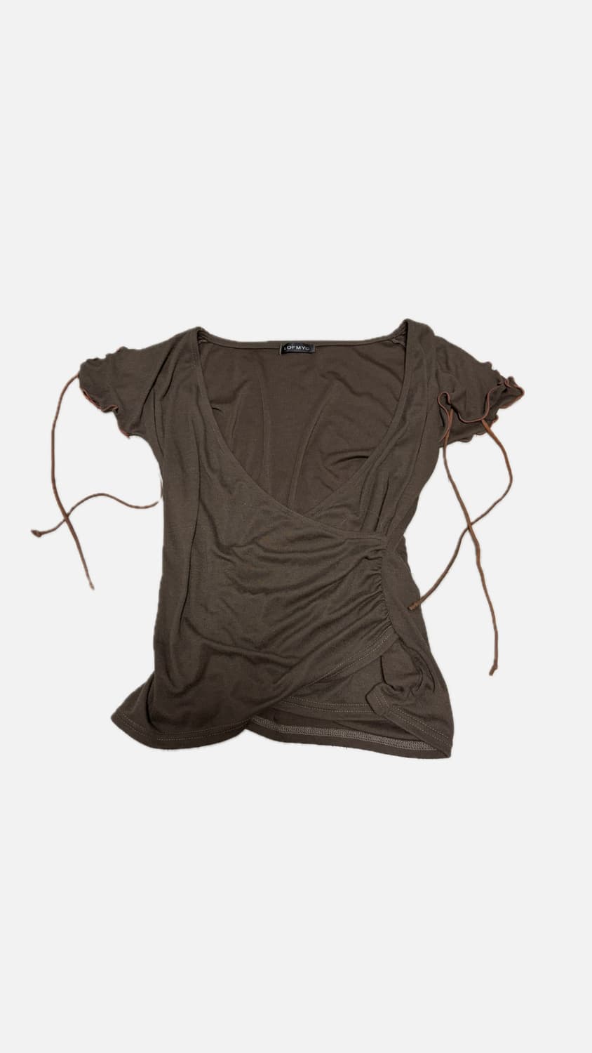 Vintage y2k 셔링 탑 상품이미지1