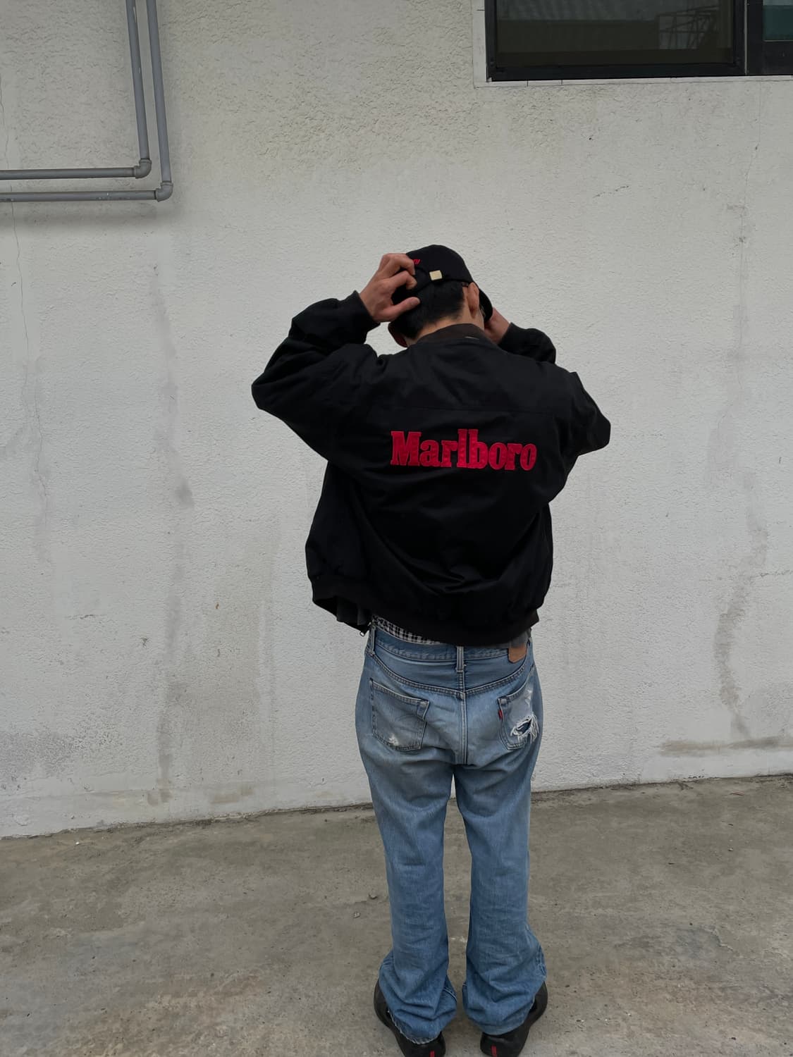 90s Marlboro Reversible Bomber Jacket 상품이미지2