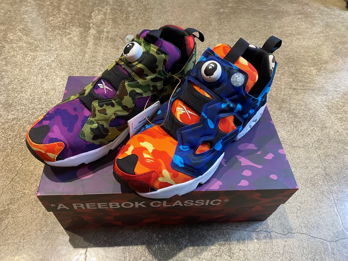 리복X베이프 인스타펌프 퓨리 OG 멀티카모 (새상품) 상품이미지1