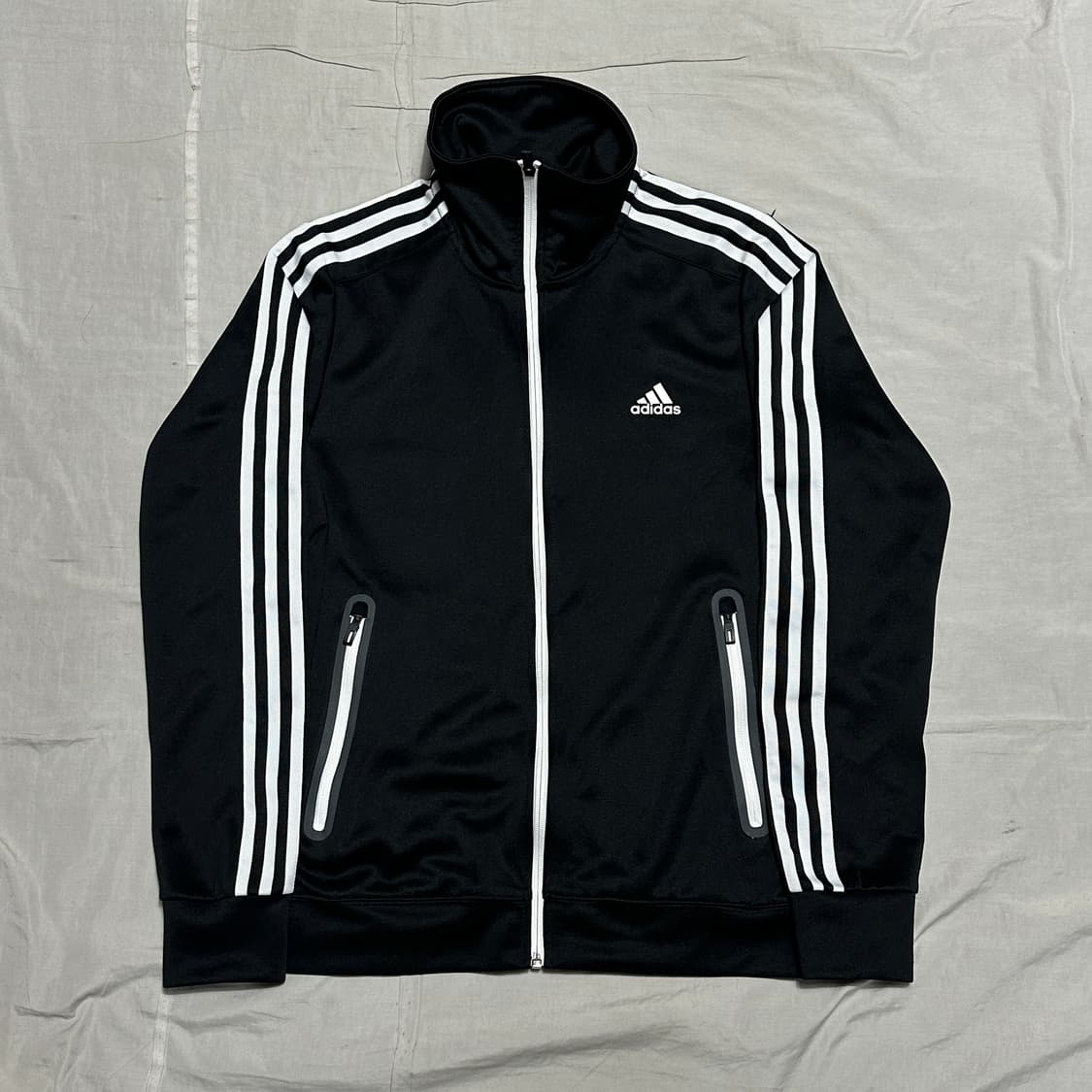 110 아디다스 삼선 블랙 트랙탑 상품이미지2