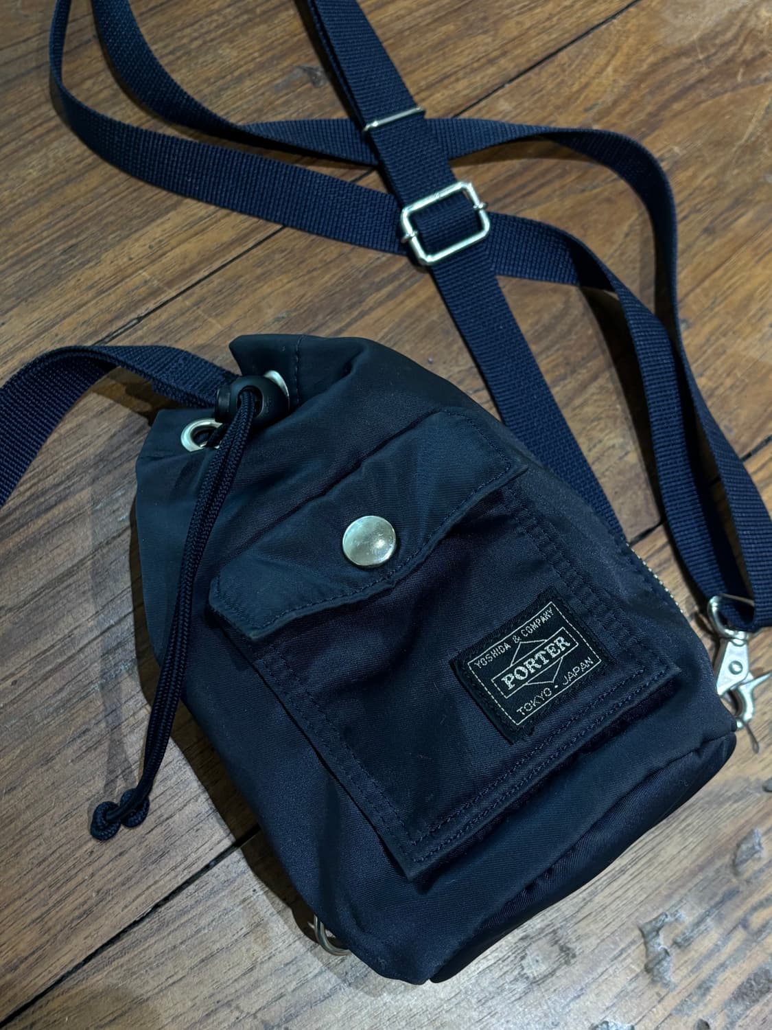 요시다 포터 BONSAC MINI 본삭 미니백 네이비 (풀패키지) 상품이미지6