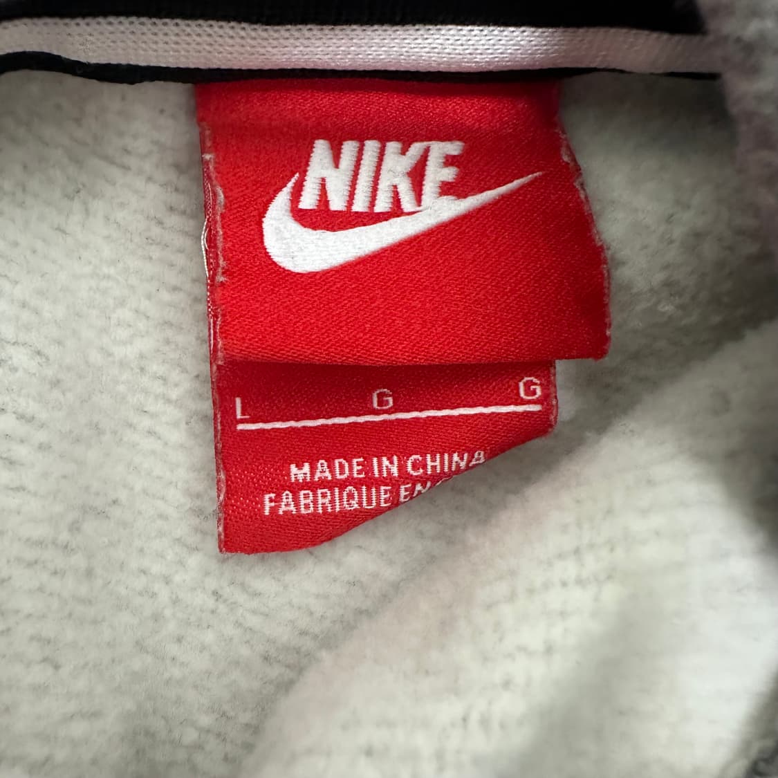 NIKE 나이키 기모 후드티셔츠 그레이 L 상품이미지3