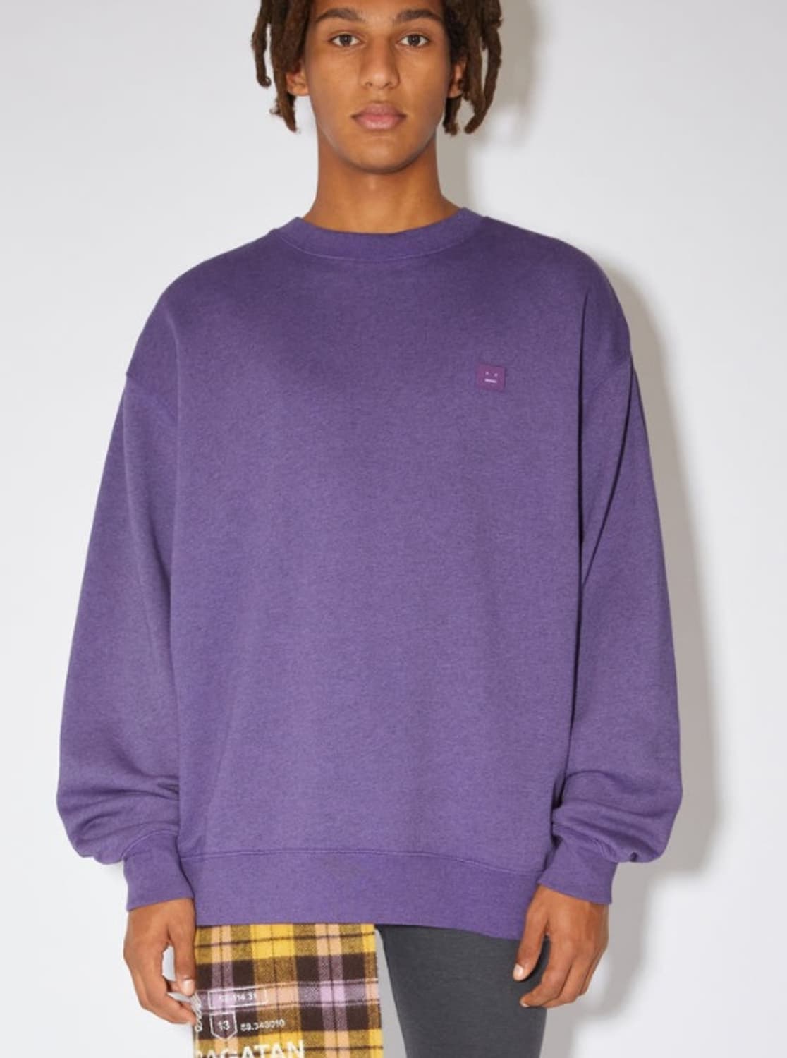 아크네스튜디오 포바 맨투맨 일렉트릭 퍼플 S 상품이미지2