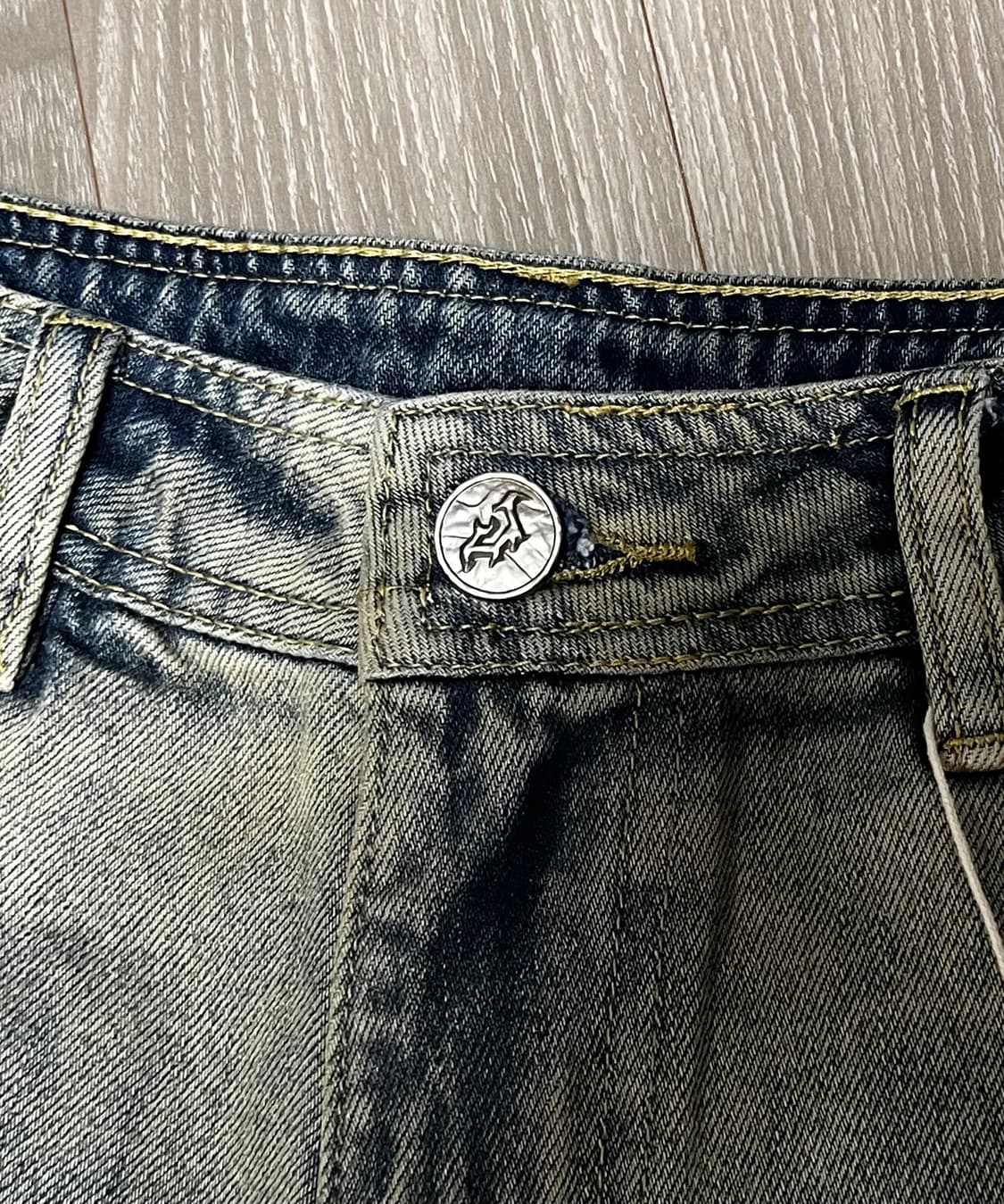 (JHYQ X Menes Tokyo) Dirty  Bagg jeans 상품이미지6