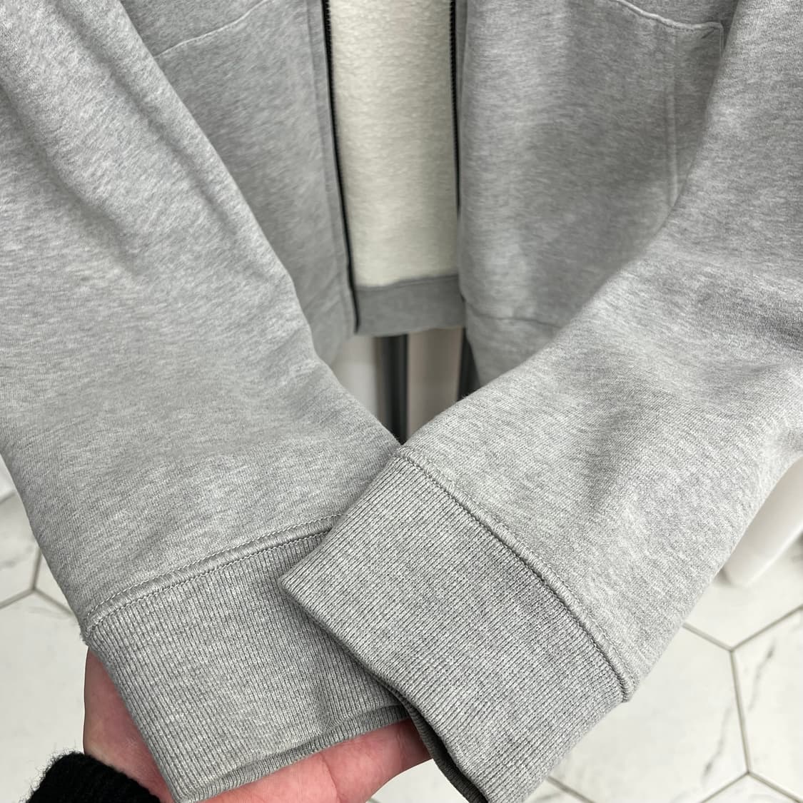 스톤아일랜드 후드집업 그레이 (L) 상품이미지4