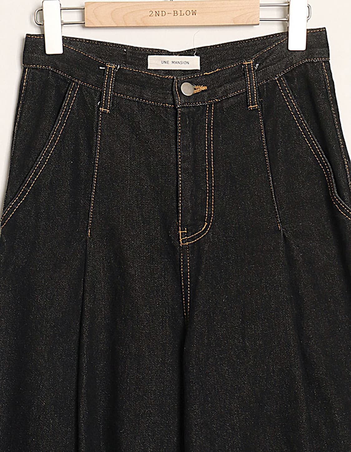 UNE MANSION Tuck Wide Denim Pant (28~29) 상품이미지2