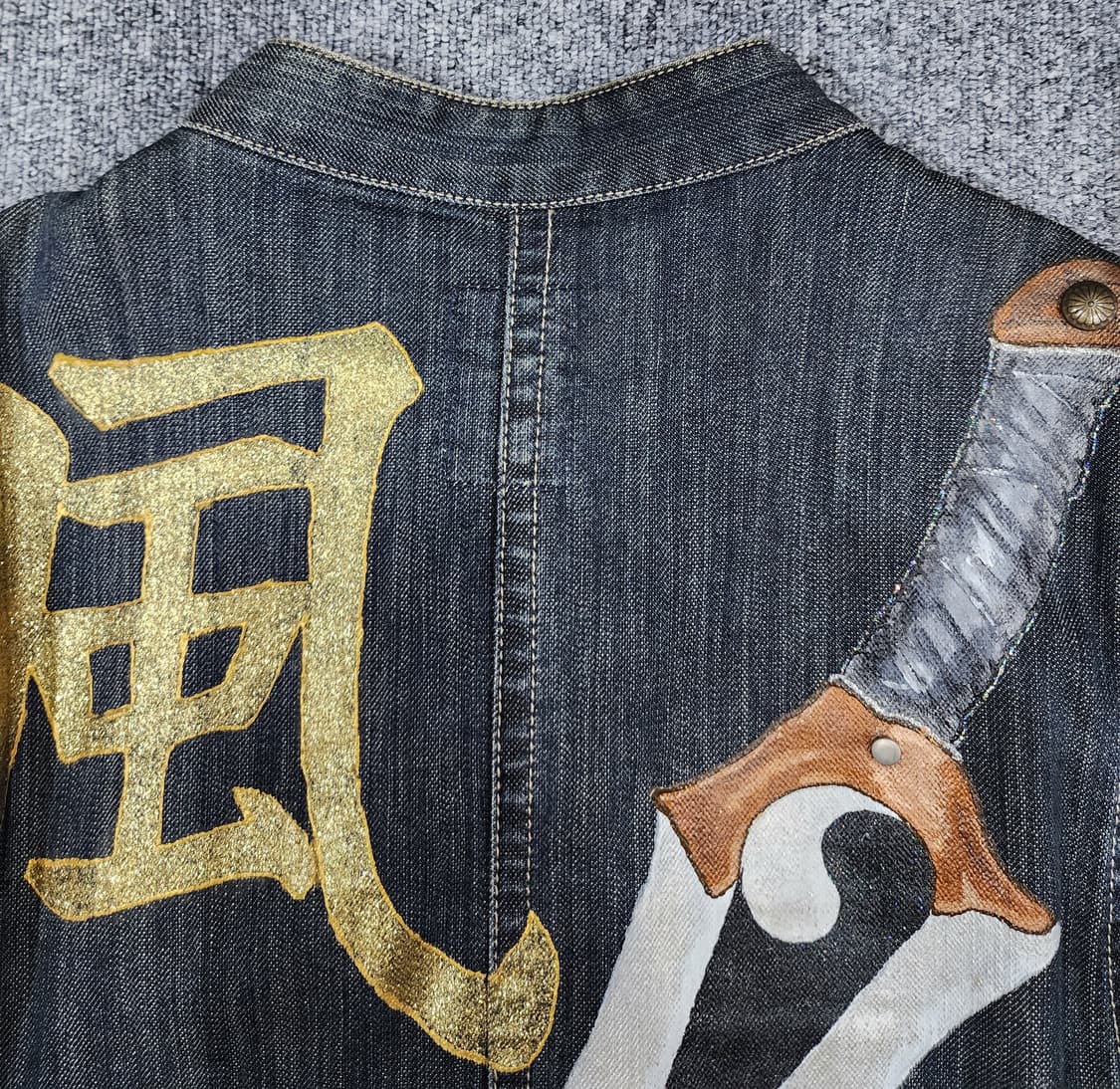 EIGENPOST 바람의검심 커스텀 빈티지 데님자켓 XL 상품이미지5