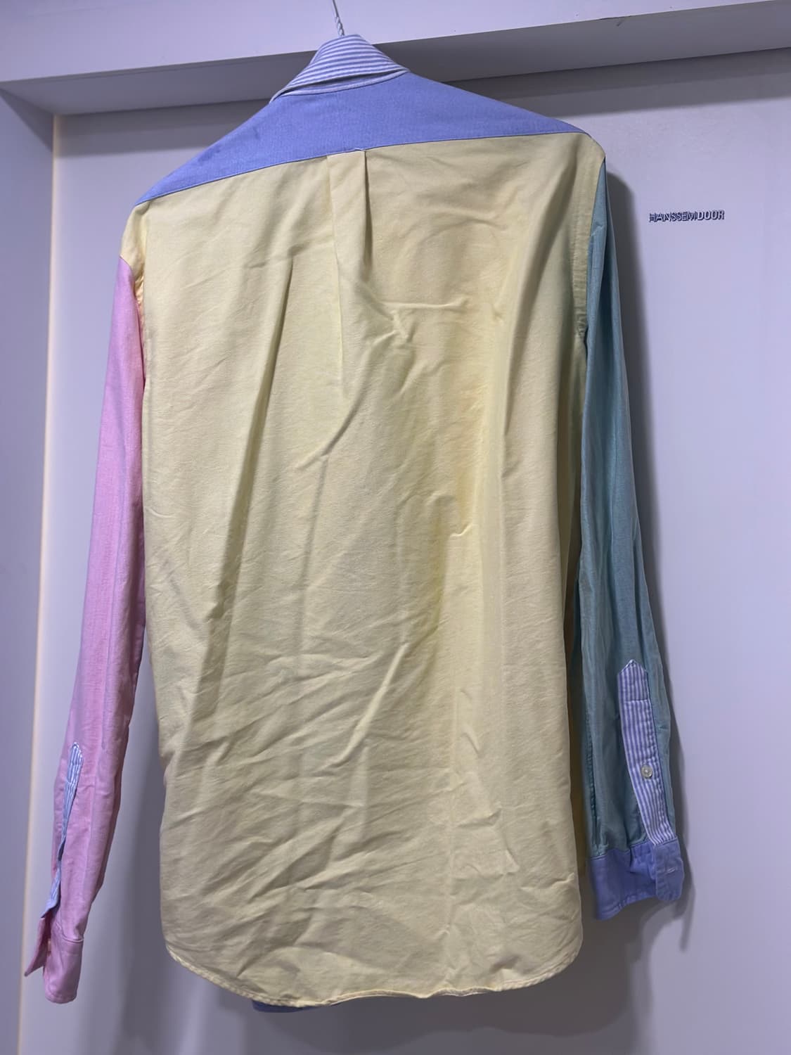 폴로 랄프로렌 컬러 블록 셔츠 (클래식핏 m, 100-103) 상품이미지6