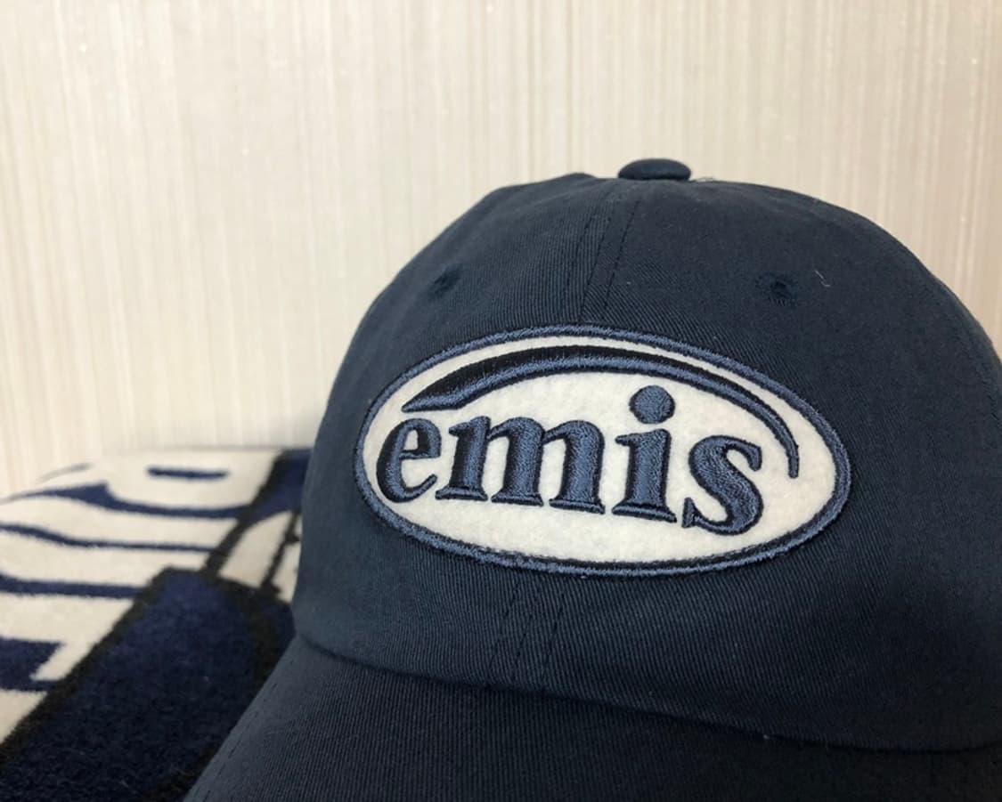 이미스(EMIS) 톤 온 톤 와펜 볼캡/네이비 상품이미지5