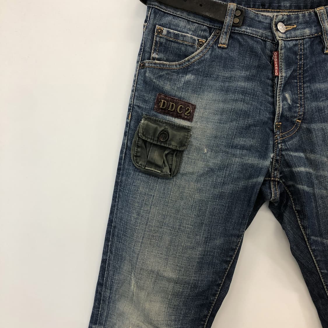 디스퀘어드2 루키6 카고포켓 크롭 데님진 29-30  상품이미지2
