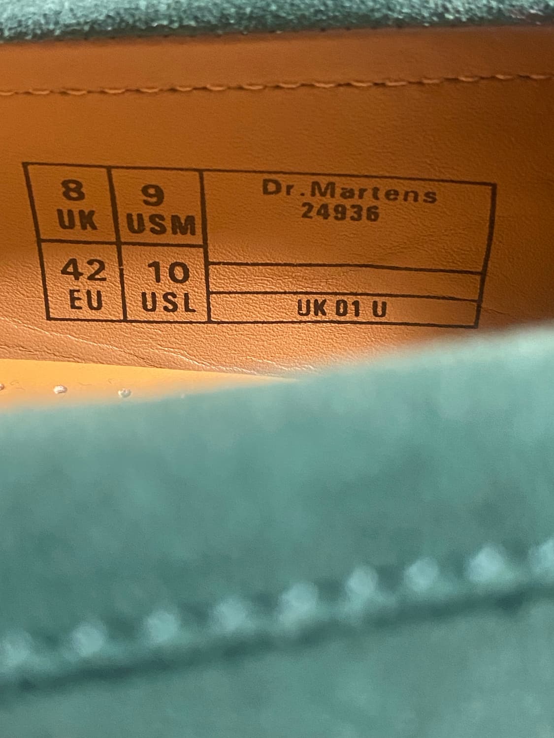 닥터마틴 아드리안 스내플 스웨이드 로퍼 그린 UK8 상품이미지5