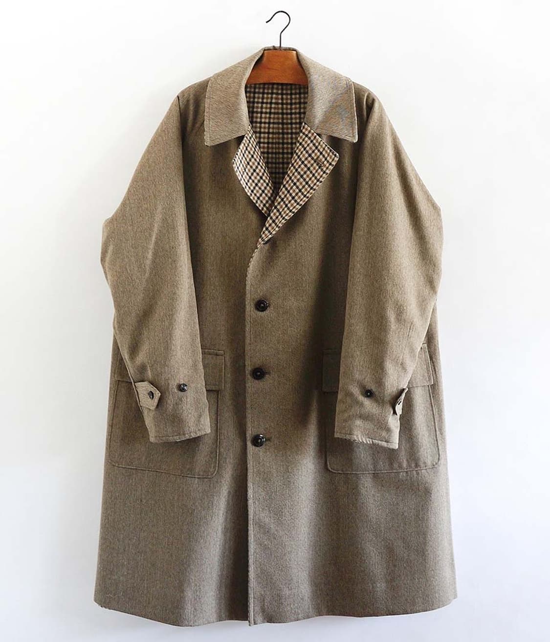 비긴202 건클럽 리버서블 체스터필드 코트 / 캡틴선샤인 상품이미지2