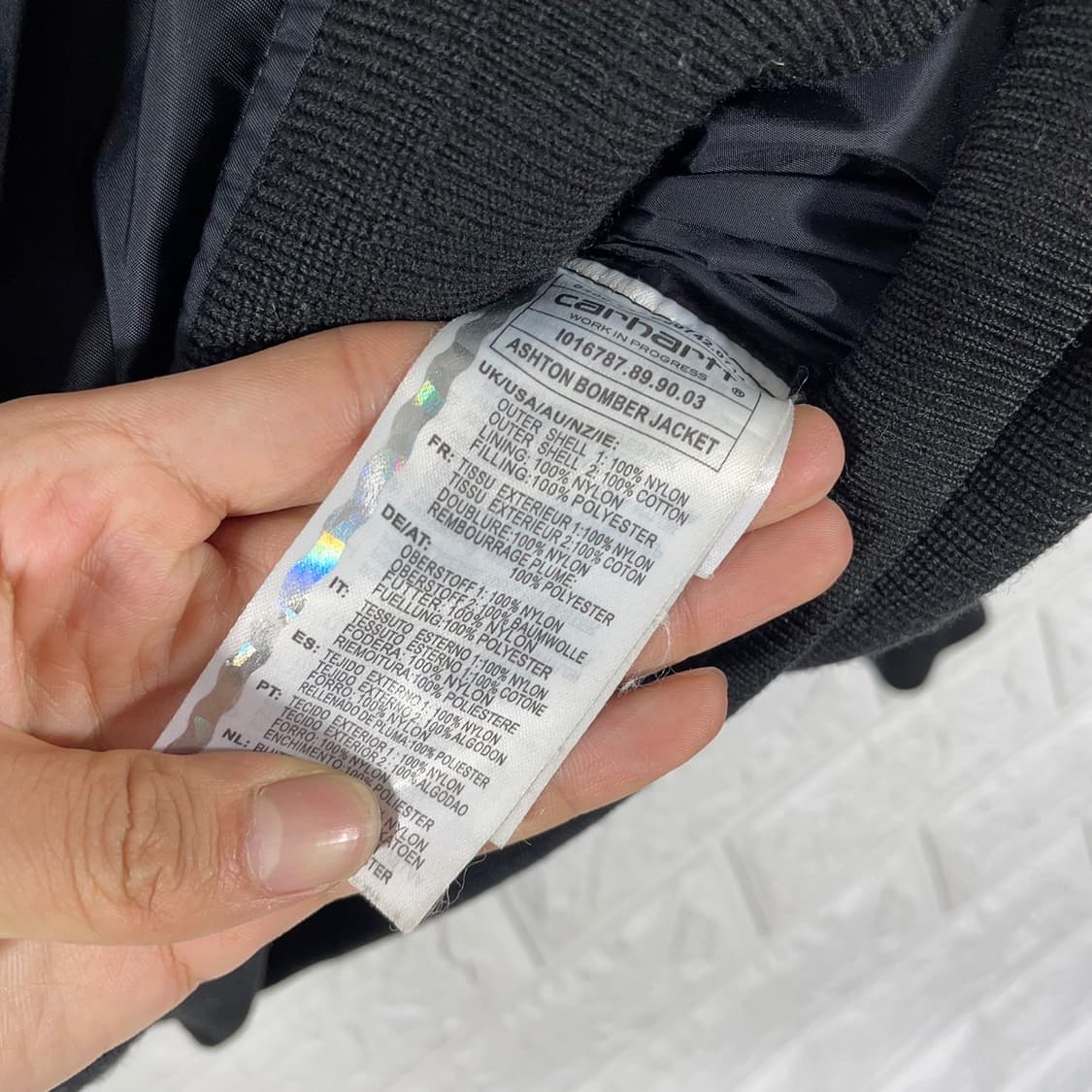 칼하트 MA-1 봄버 자켓 상품이미지7