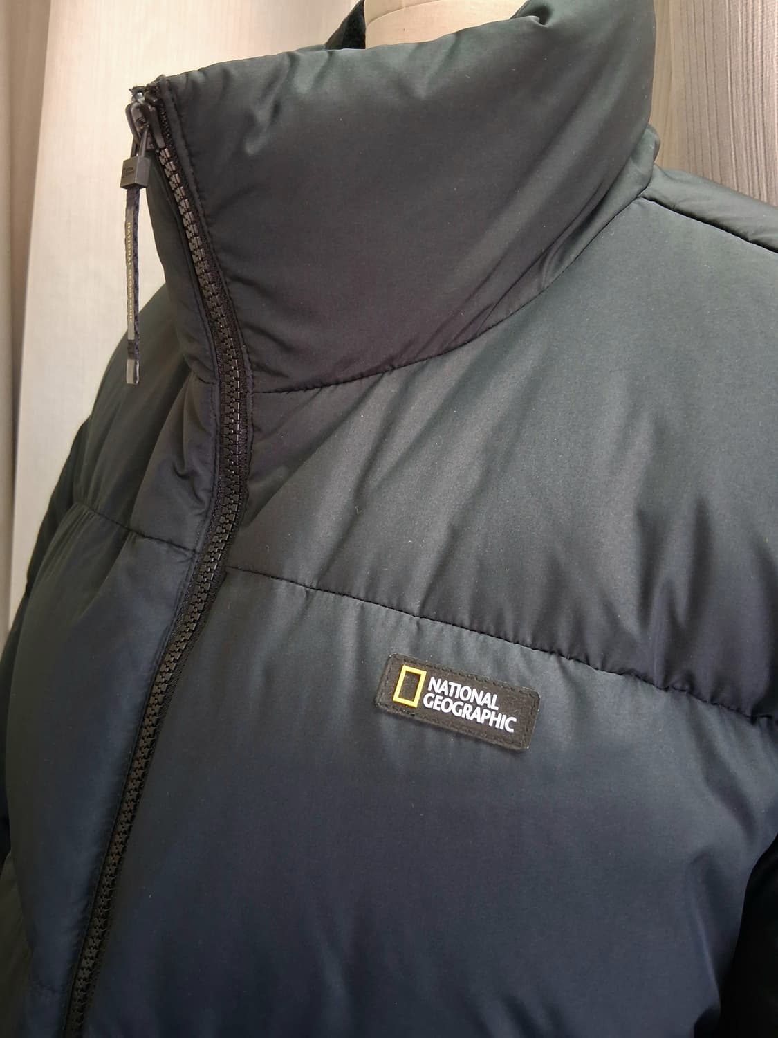내셔널지오그래픽 숏패딩 카본 블랙 S/M#신품급 상품이미지2