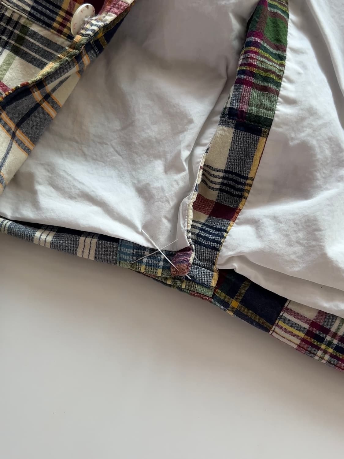 폴로 랄프로렌 마드라스 체크 블레이져 40R 상품이미지6