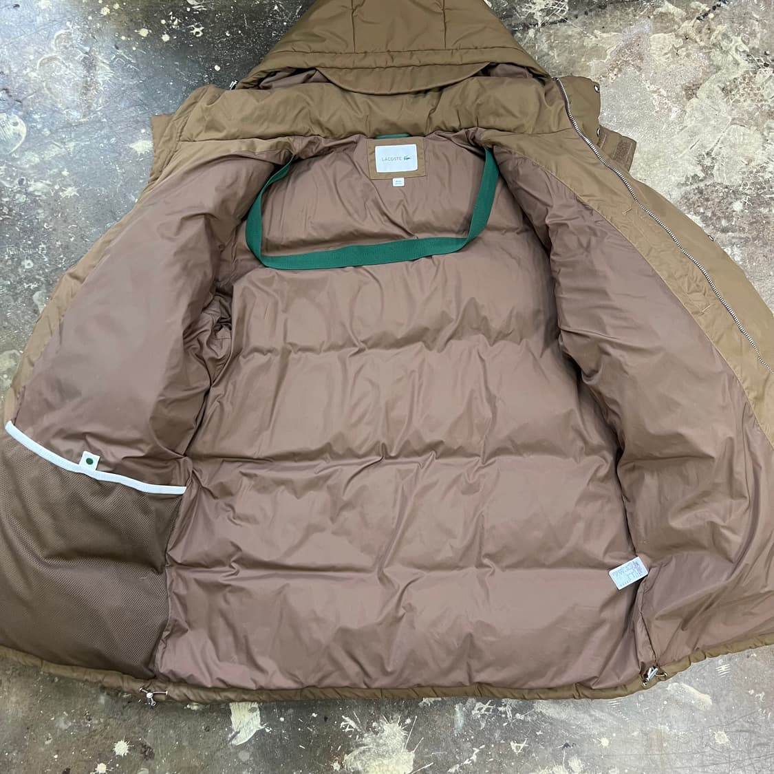 105) 라코스테 덕다운 패딩 오리털 패딩 점퍼 하프패딩 상품이미지6