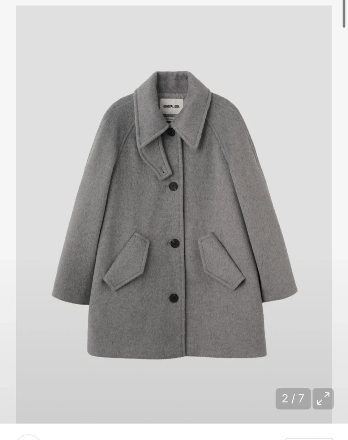 제네럴아이디어 하프코트 상품이미지1