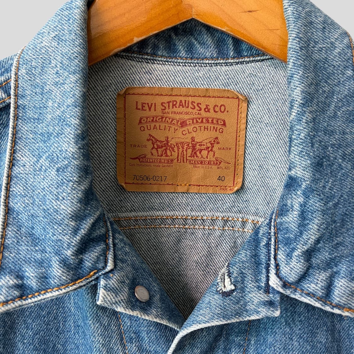 (40)90s리바이스 70506-2017 데님자켓 상품이미지3