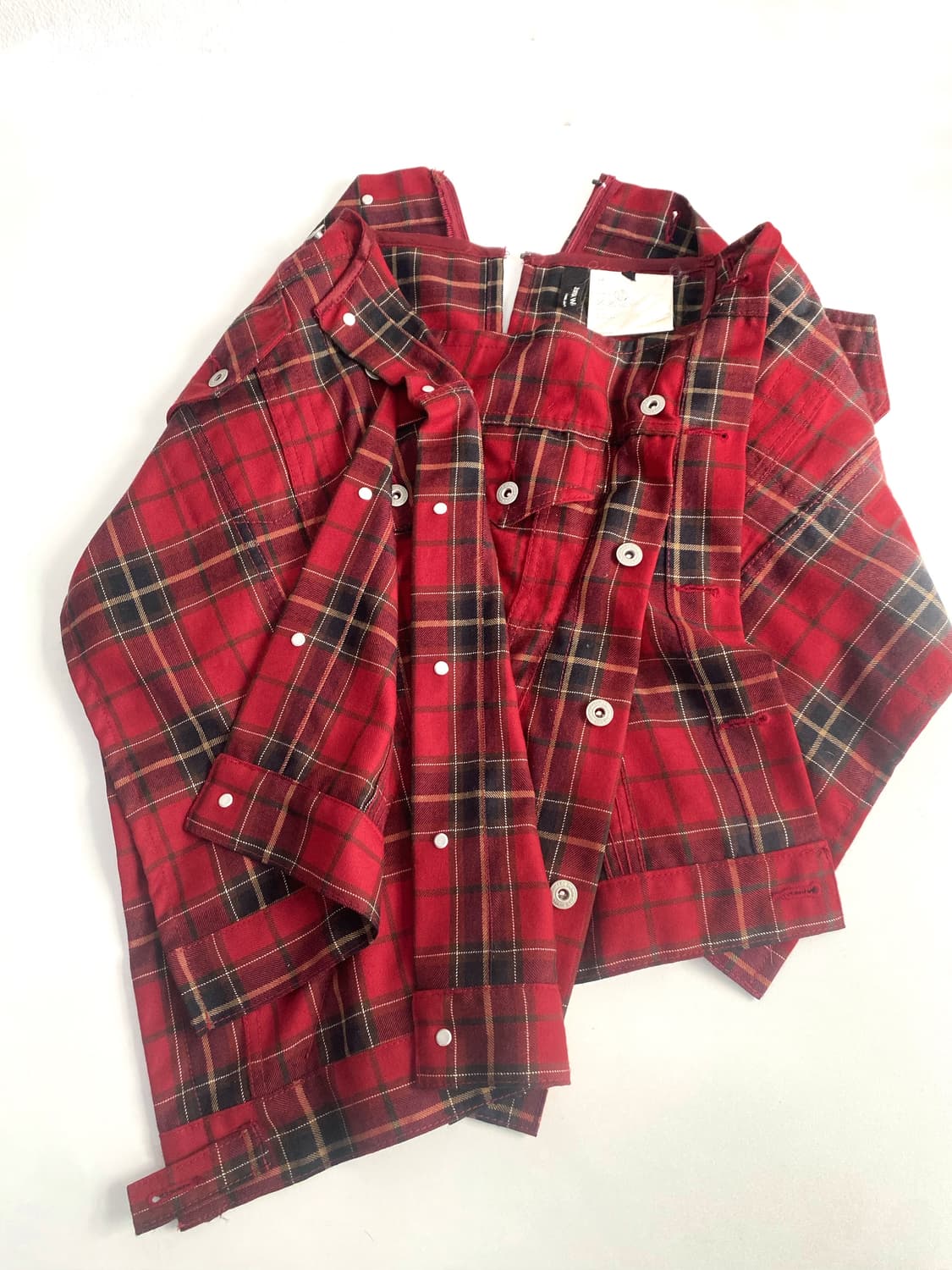 준야와타나베 리빌딩 트러커 자켓 레이어드 스커트 상품이미지9