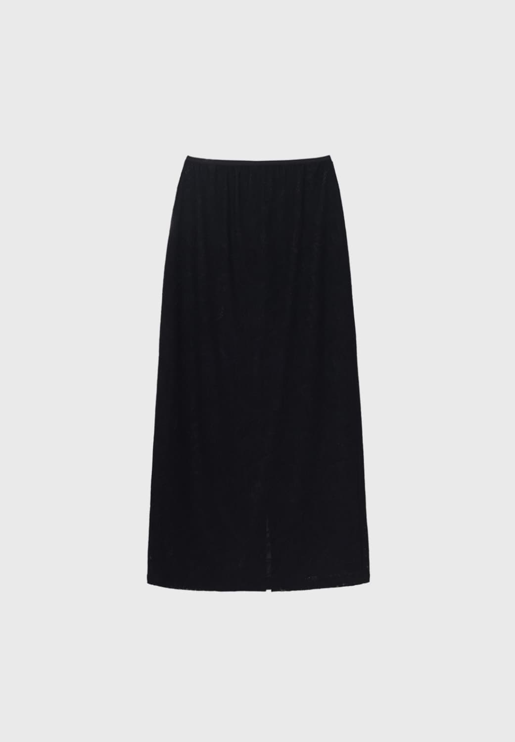 모노하 레이스 스커트 블랙 상품이미지1