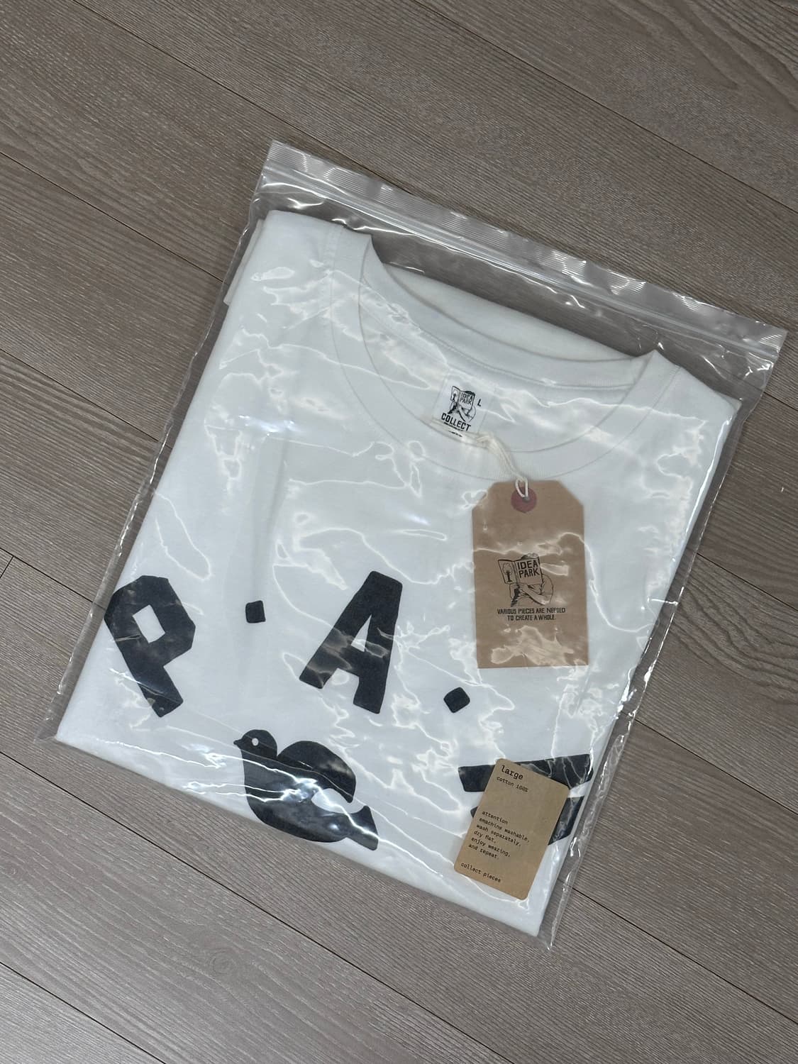 컬렉트피시스 Collect Pieces PAM 반팔 티셔츠 화이트 L  상품이미지2