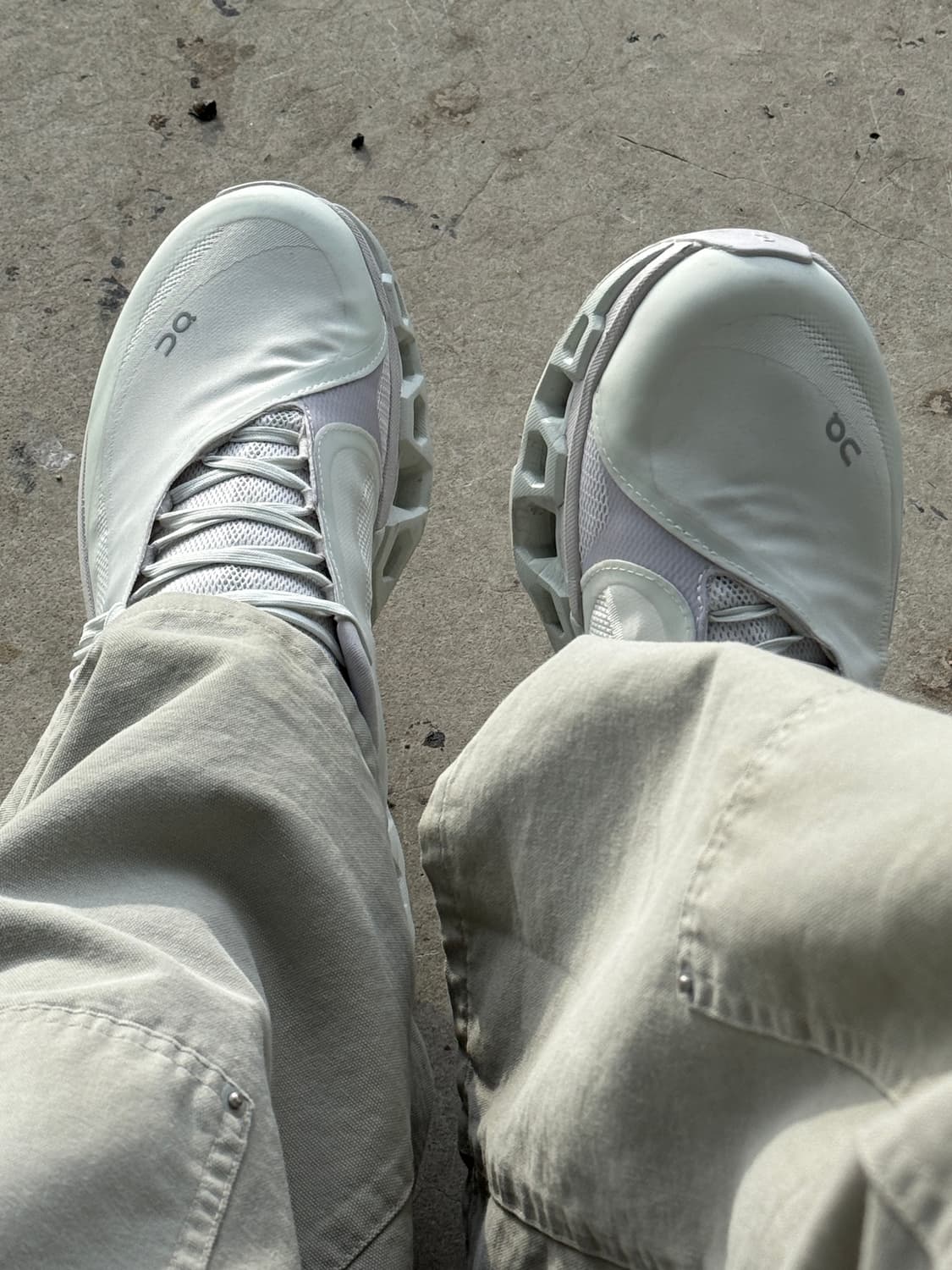 [3] 폴리테루 하드워시드더블니 라이트그레이 상품이미지1