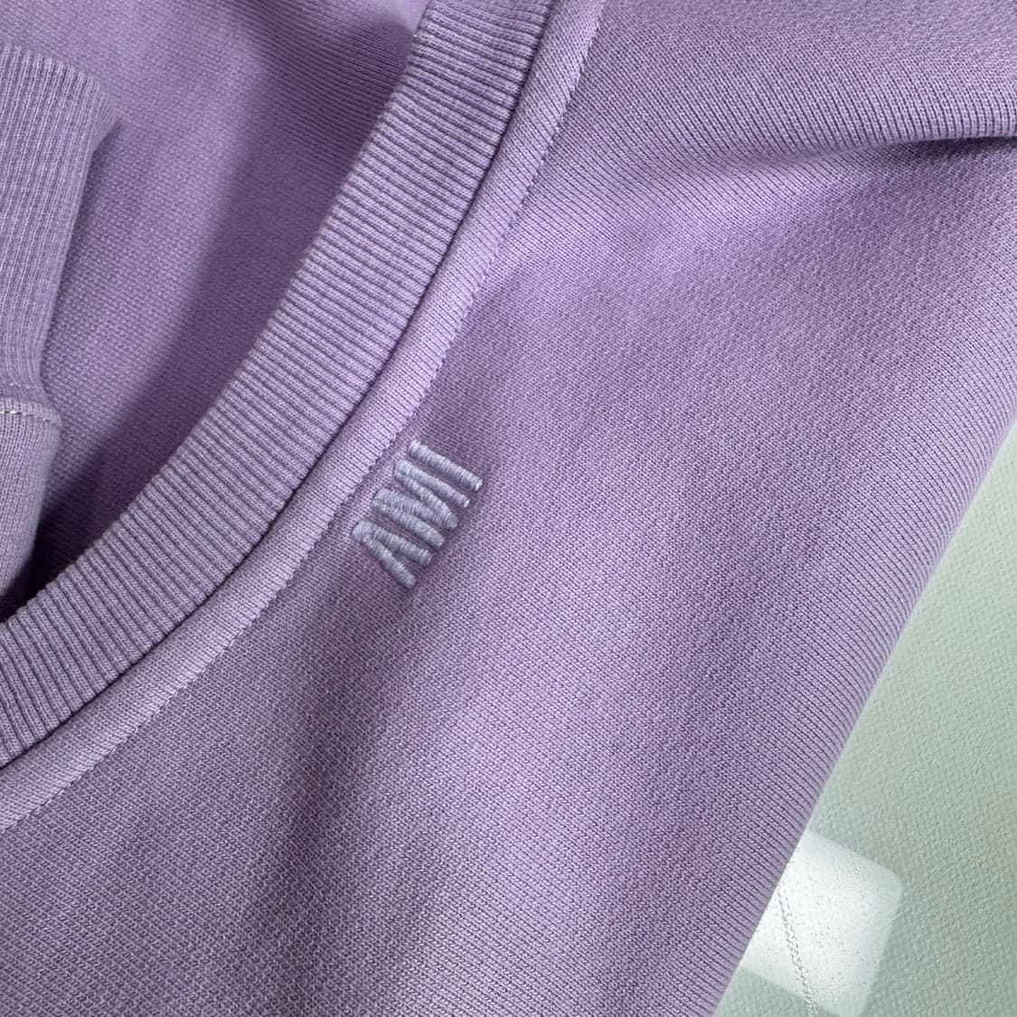 정품 아미 빅하트 라일락 맨투맨 상품이미지3