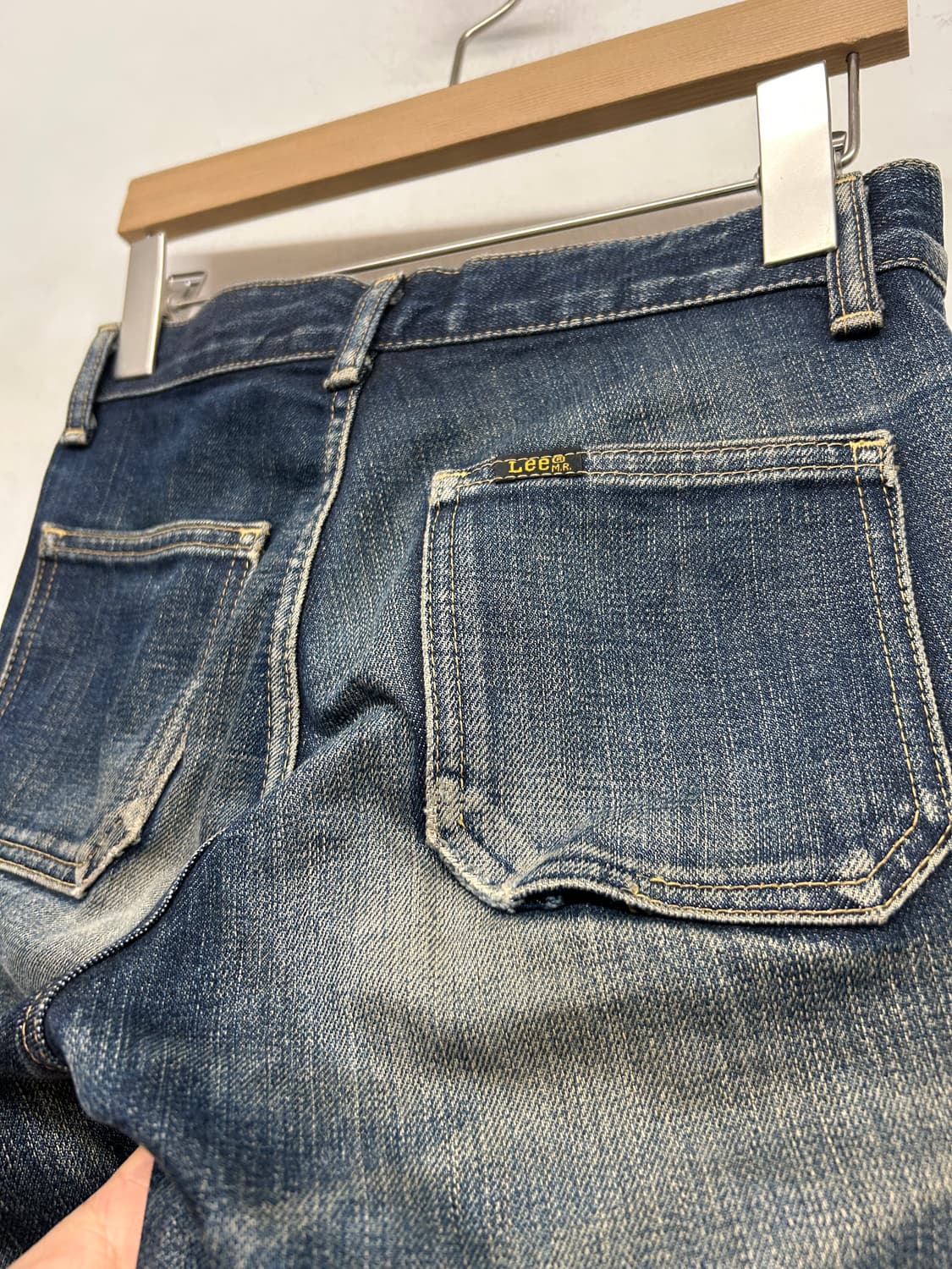 90s Lee 하이웨스트 데님 벨바텀 플레어 부츠컷 상품이미지8