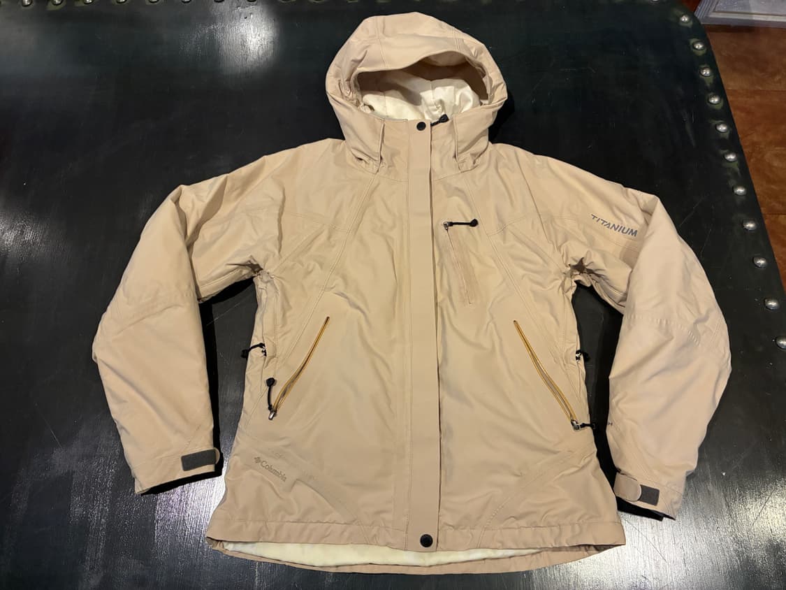 M) 컬럼비아 티타늄 베이지 바람막이 자켓 상품이미지1