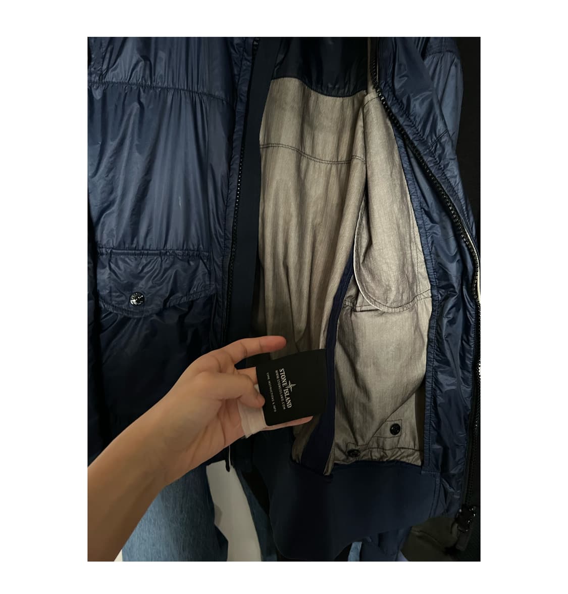 스톤아일랜드 립스탑 바람막이 집업 자켓 m 상품이미지7