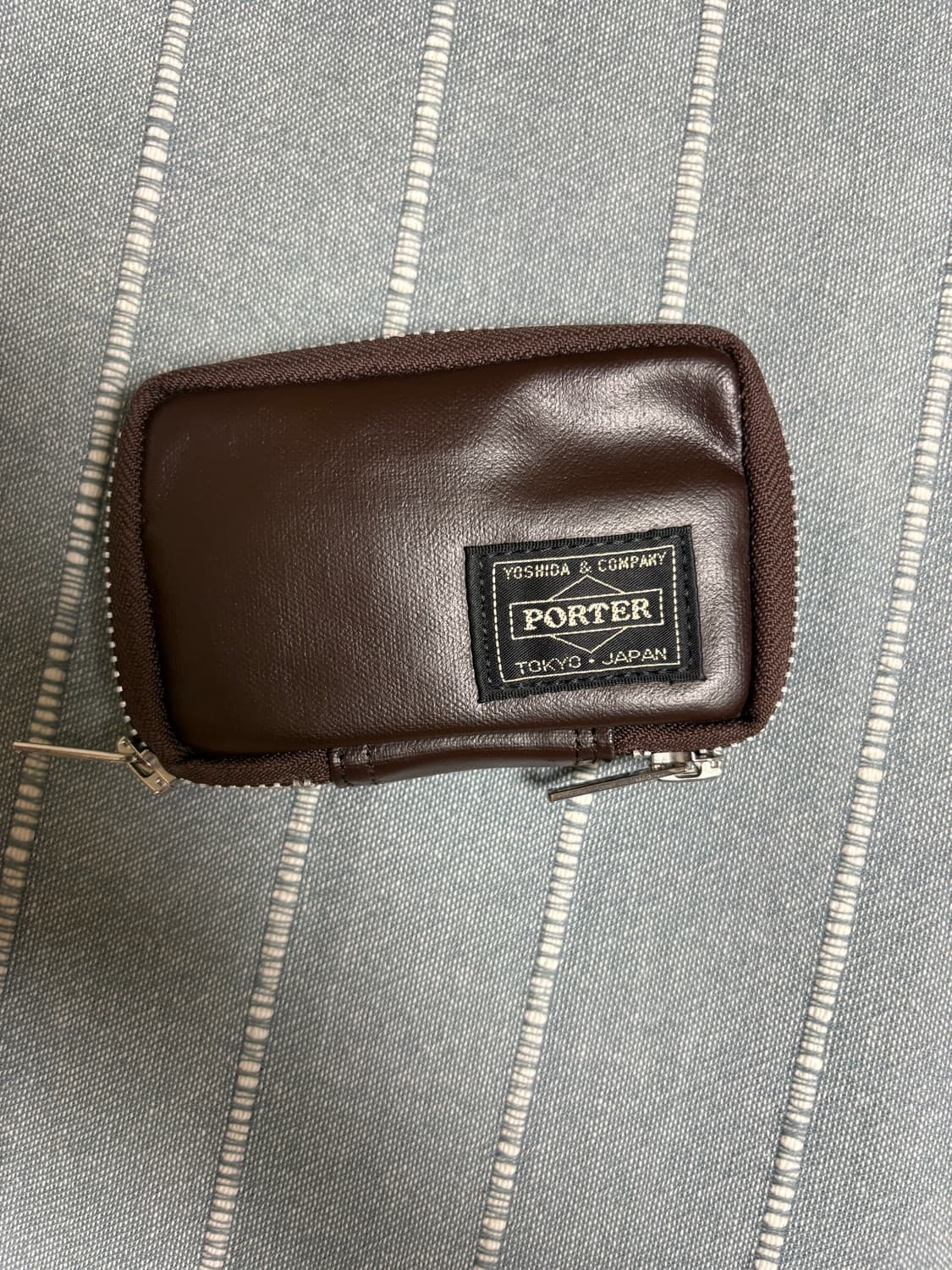 포터 프리스타일 멀티 코인 케이스 브라운 상품이미지1