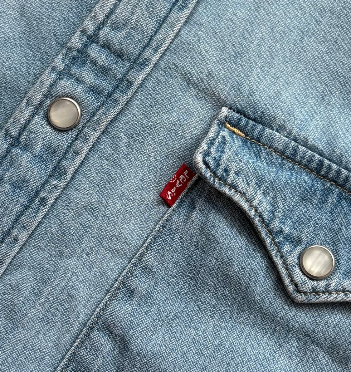 Levi's 리바이스 데님 웨스턴 셔츠 상품이미지5