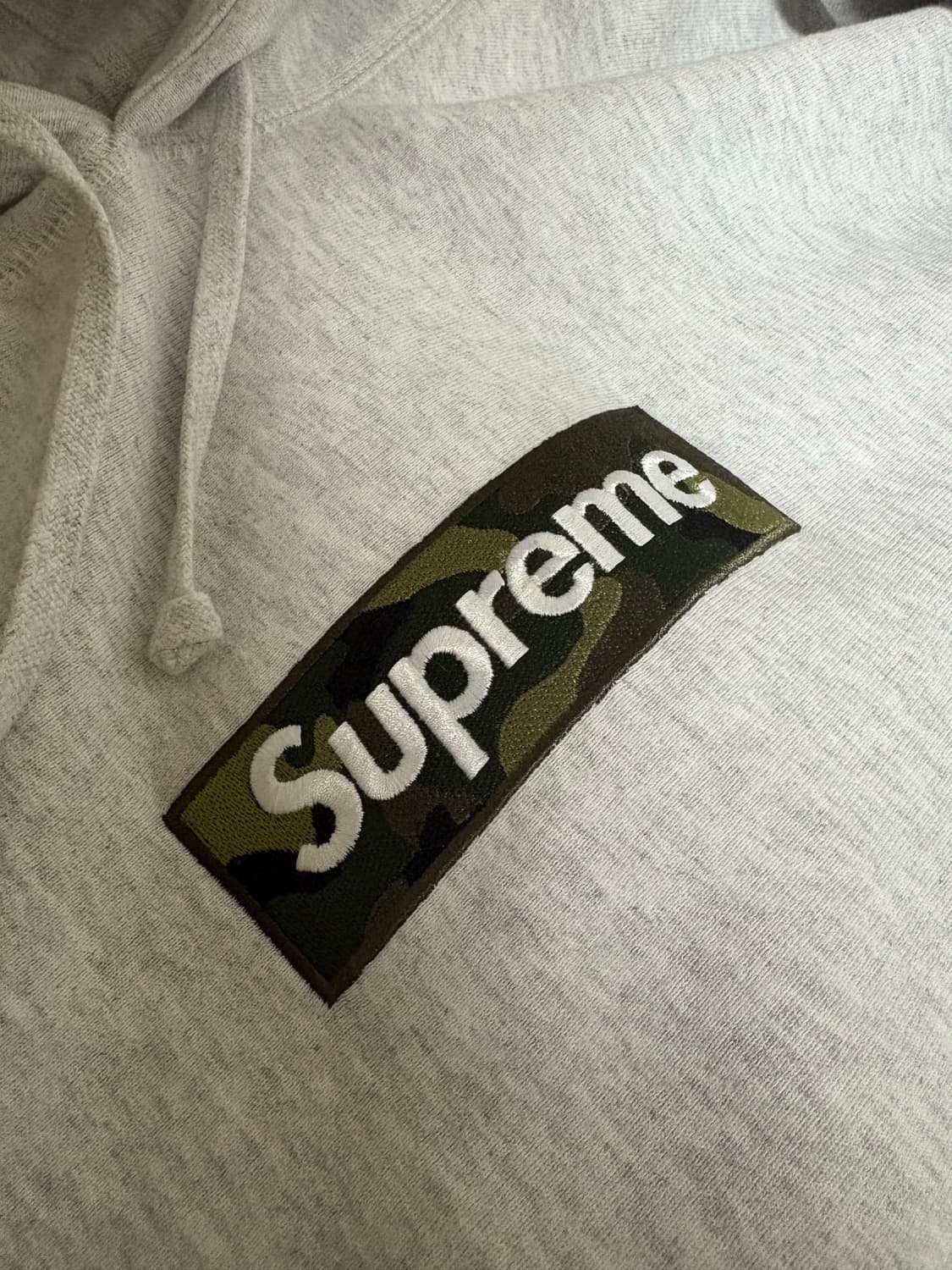 슈프림 박스로고 후드 카모 L 23fw 슈프림 박스로고 후드 애쉬그레이 상품이미지6