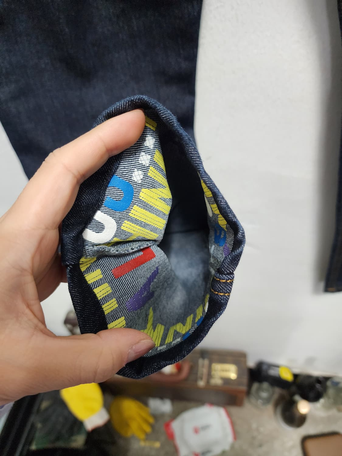 르꼬끄 백포켓 진청 데님.. 상품이미지9