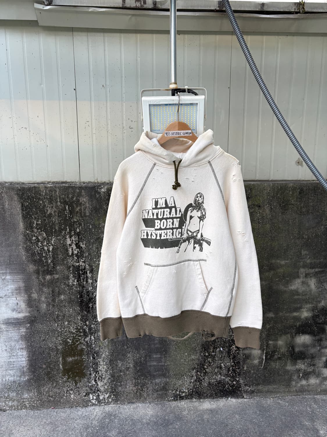 90‘s 히스테릭 글래머 디스트레스드 후드 상품이미지2
