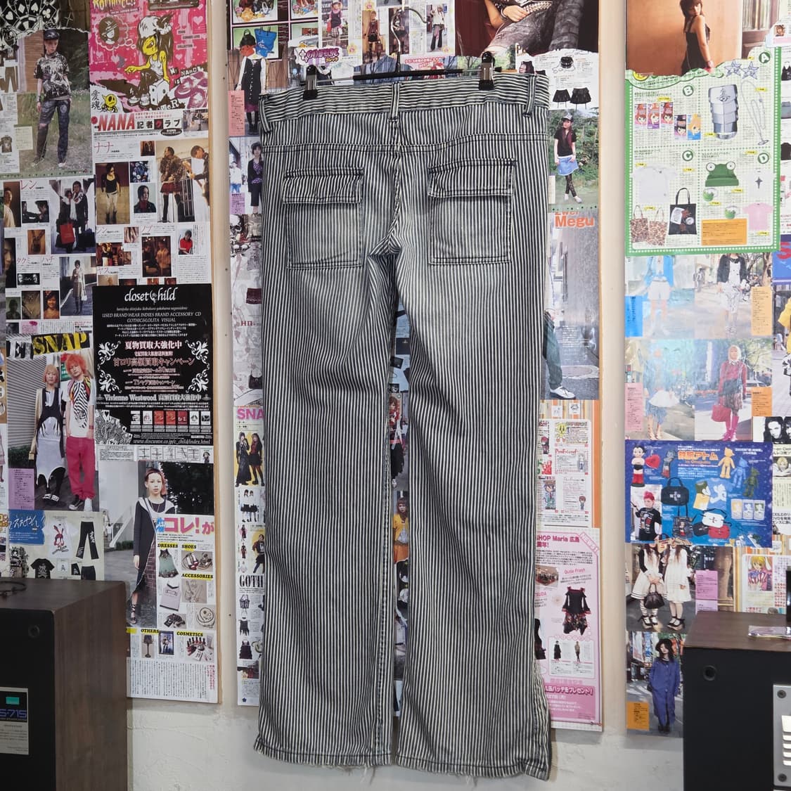 JPN 버튼플라이 로우라이즈 히코리 코튼팬츠 상품이미지6