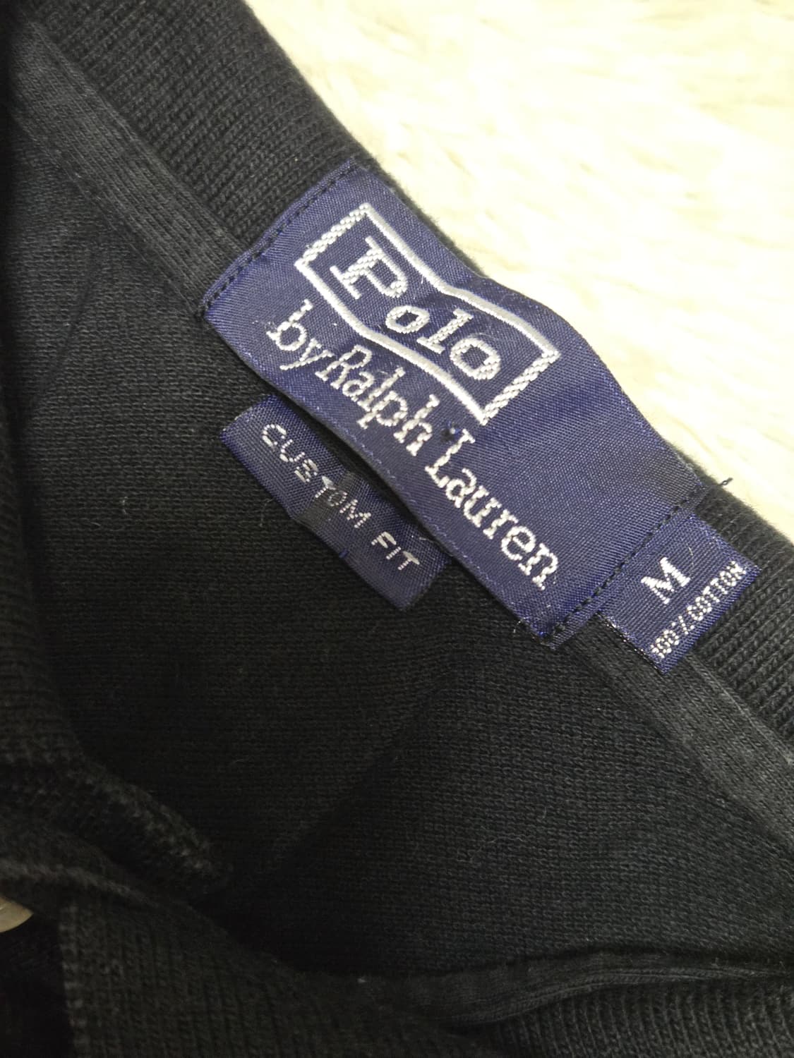 폴로 빅포니 블랙 카라반팔 M 김하온 빅포니 (단추텍) 상품이미지4