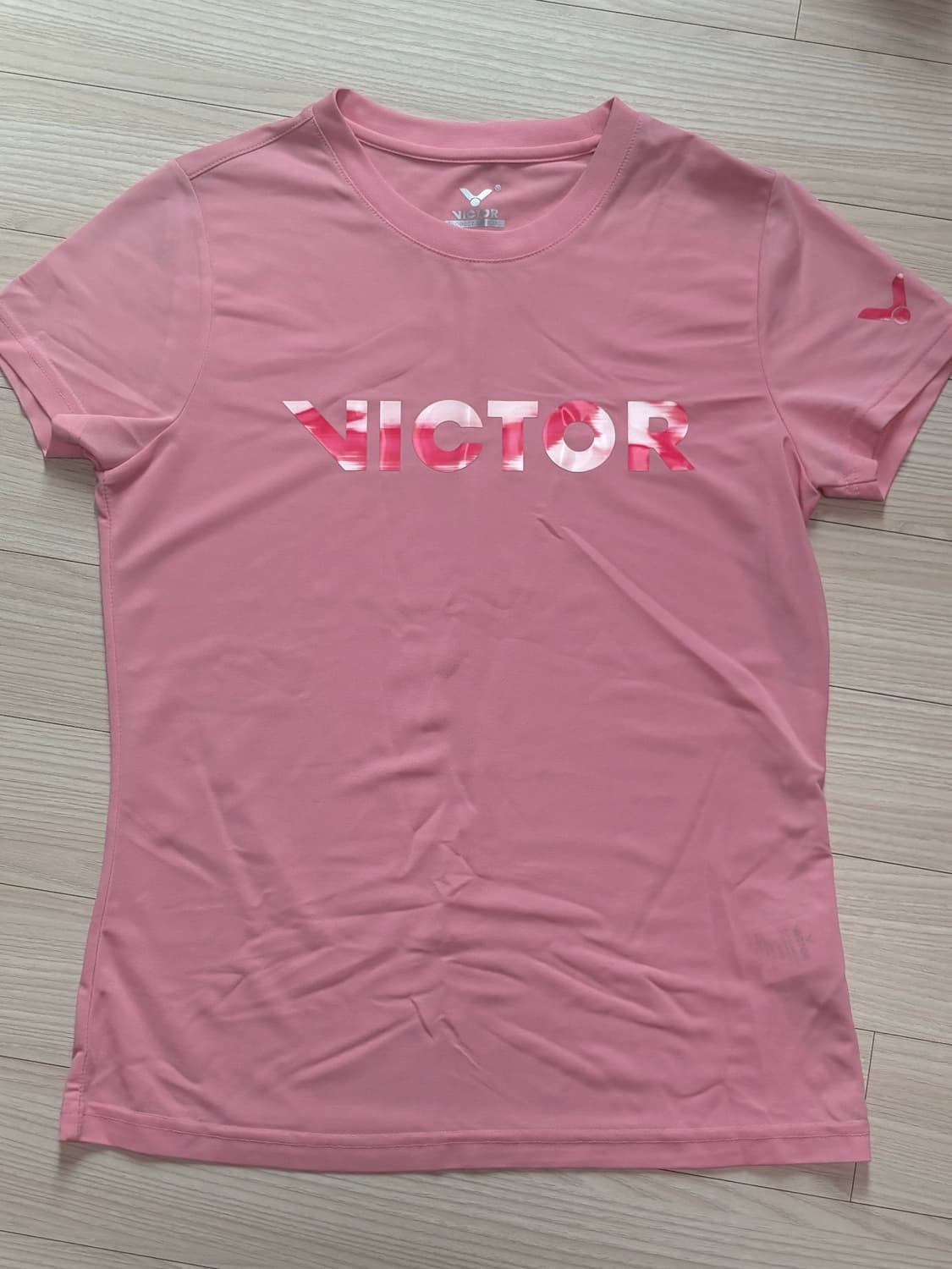 빅터 핑크 반팔 티셔츠 s 상품이미지1