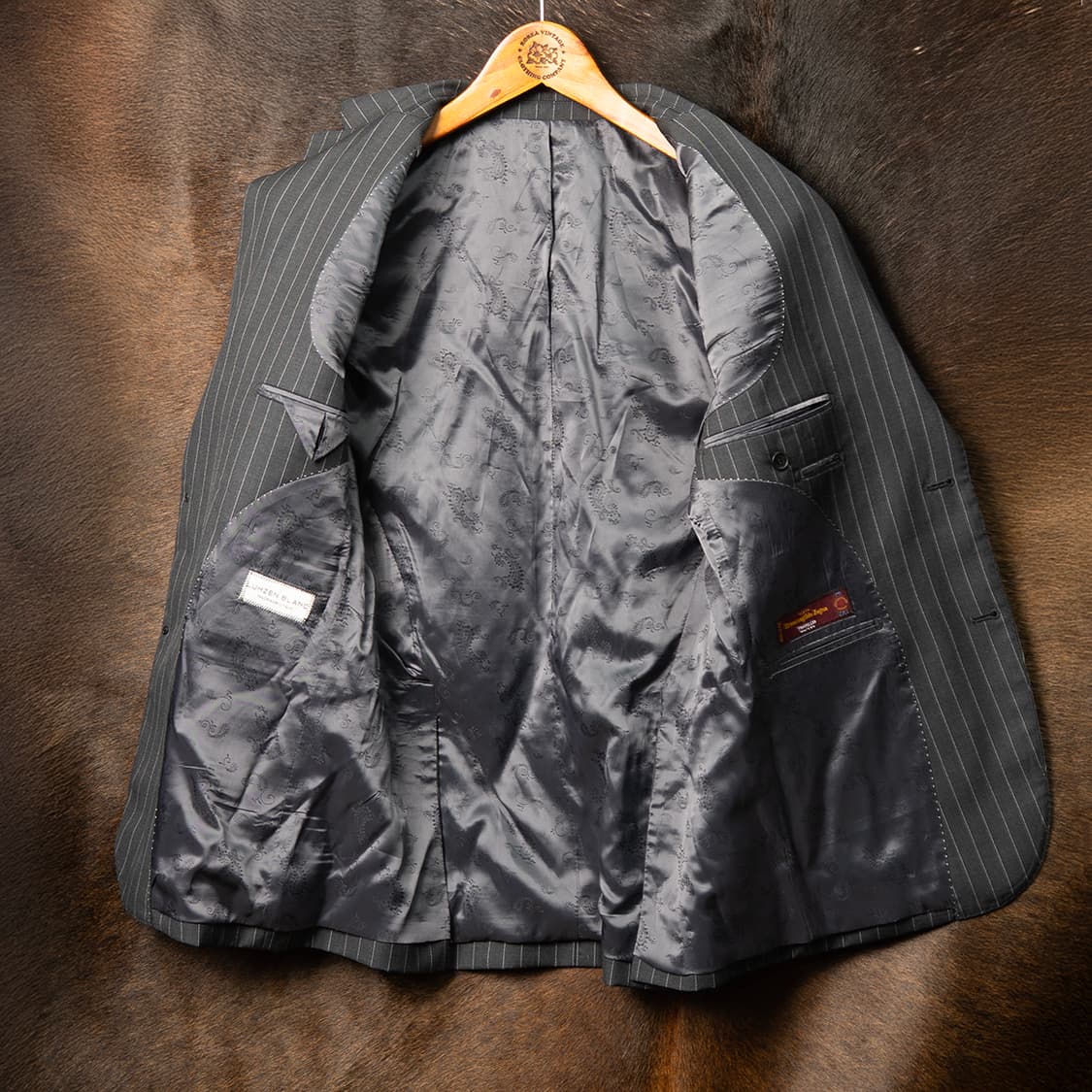 [97] 루젠블랑 에르메네질도 제냐 트래블러 원단 핀스트라이프 블레이져 상품이미지8