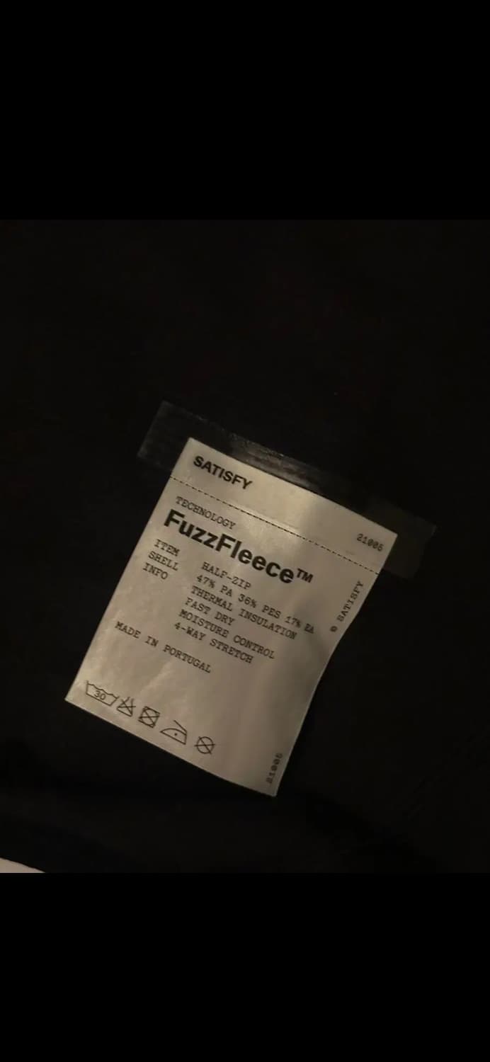 [L] 새티스파이 퍼즈플리스 하프 집업 블랙 우먼스 상품이미지5