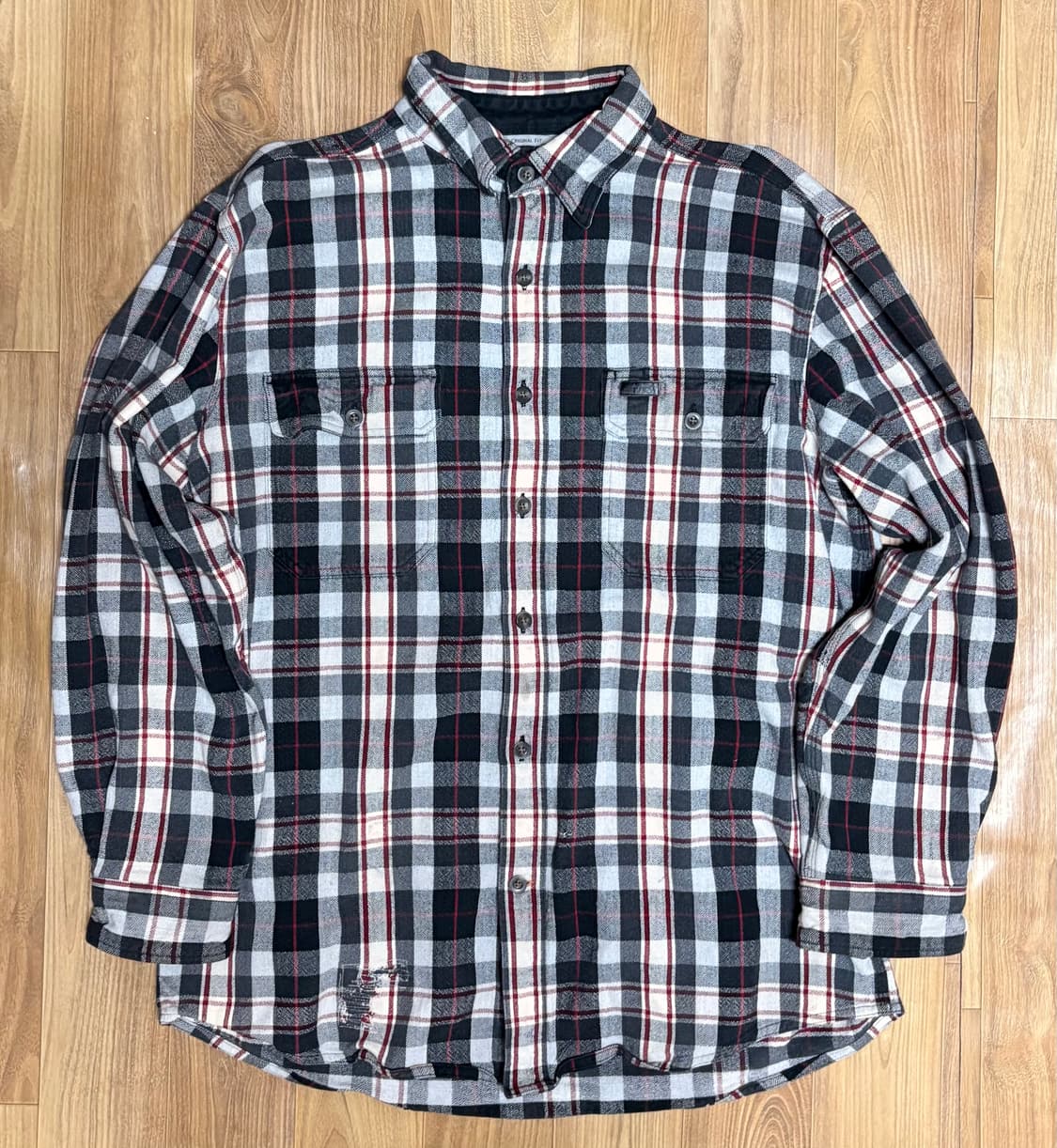 칼하트 플란넬 체크셔츠 L 상품이미지1