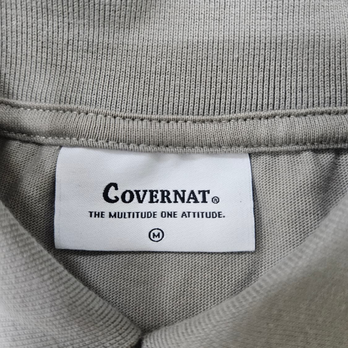 M 커버낫 시그니처 심볼 카라 반팔티 0325Y 상품이미지3