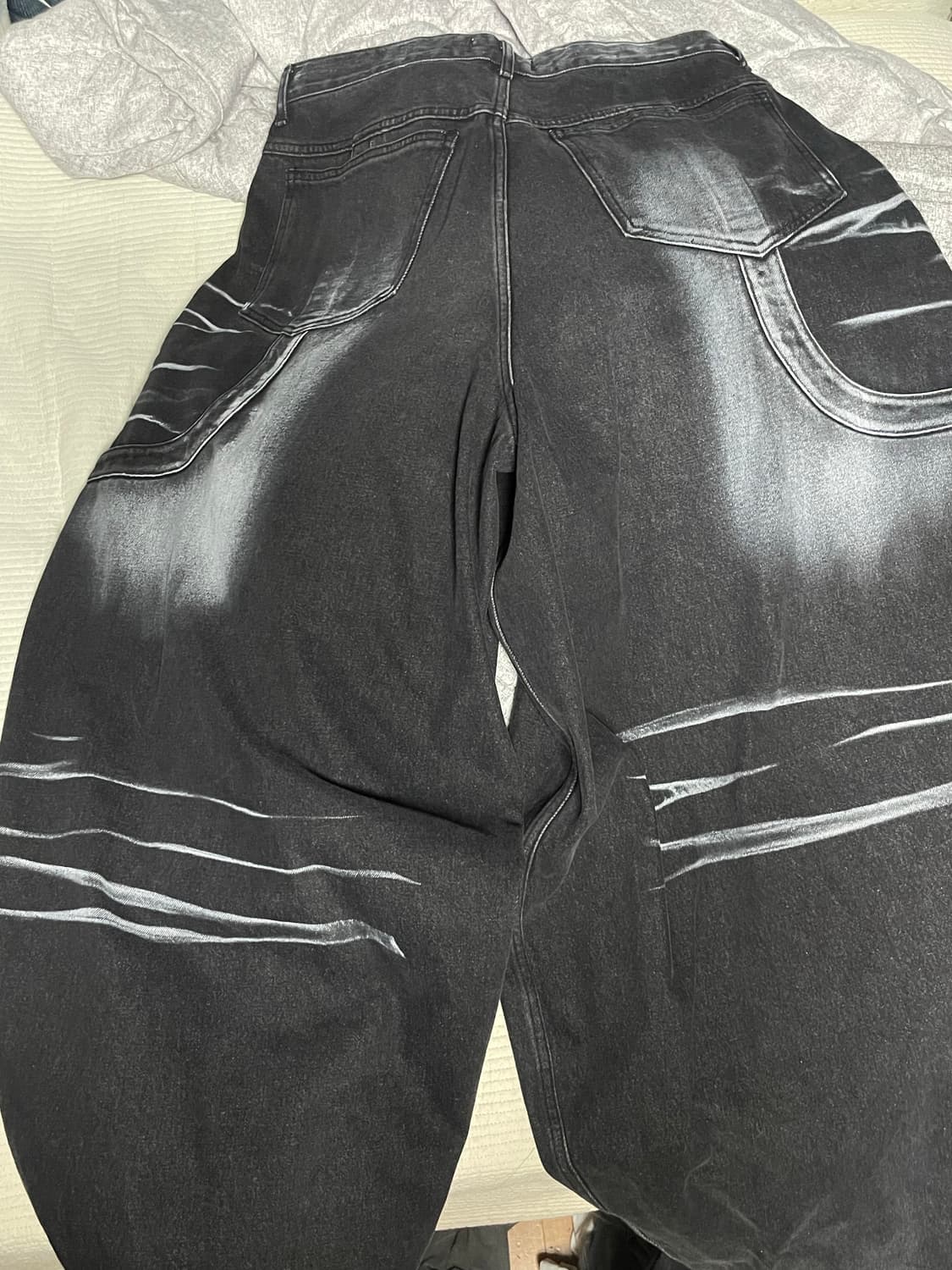 뉴치프시크 dp 와이드 데님 배기팬츠 상품이미지4