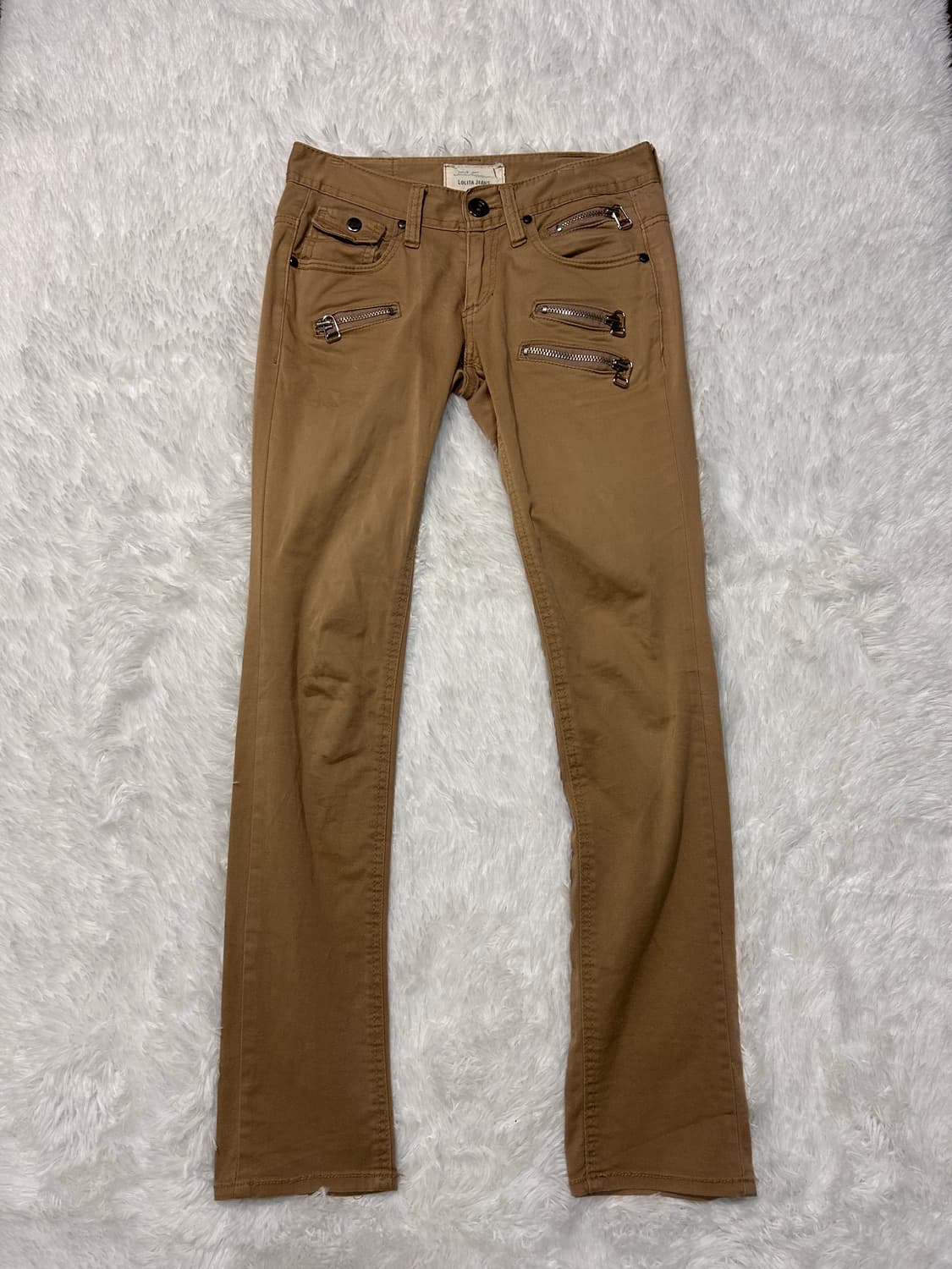 rolita jeans y2k zipper detailed pants 상품이미지1