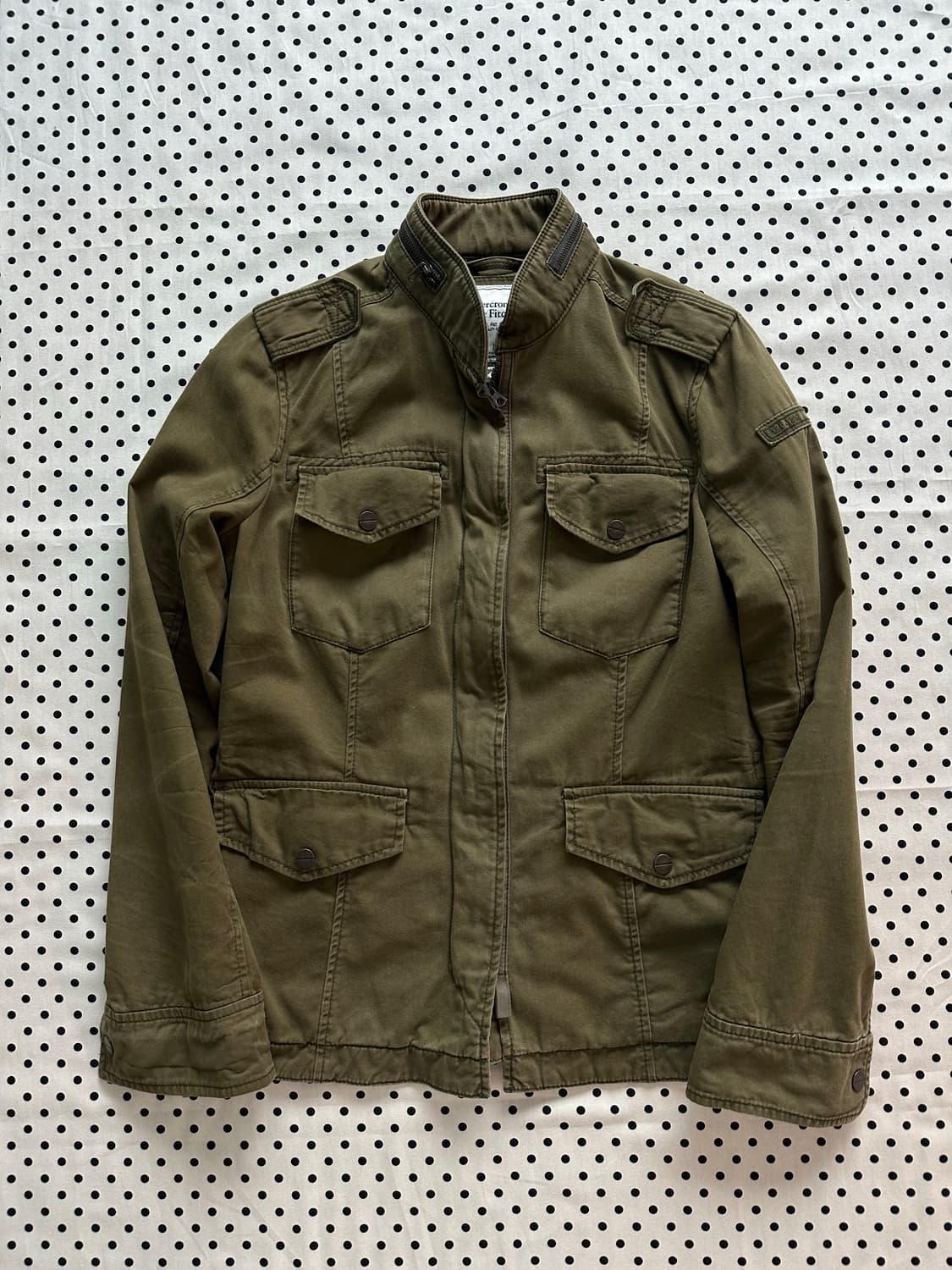 아베크롬비 밀리터리 야상자켓 카키 y2k 펑크 웨스턴 상품이미지1